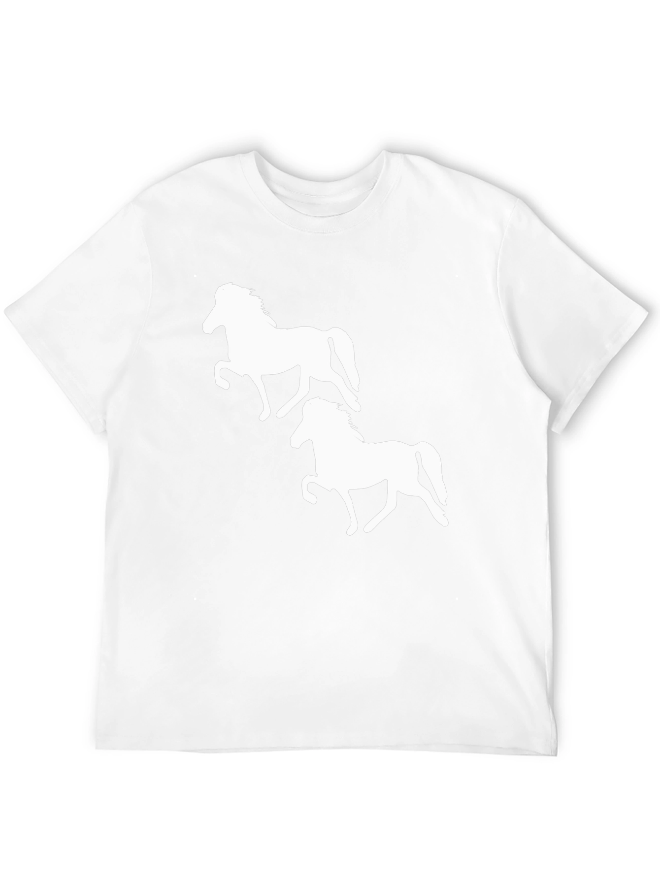 Horse Silhouette Black Tee