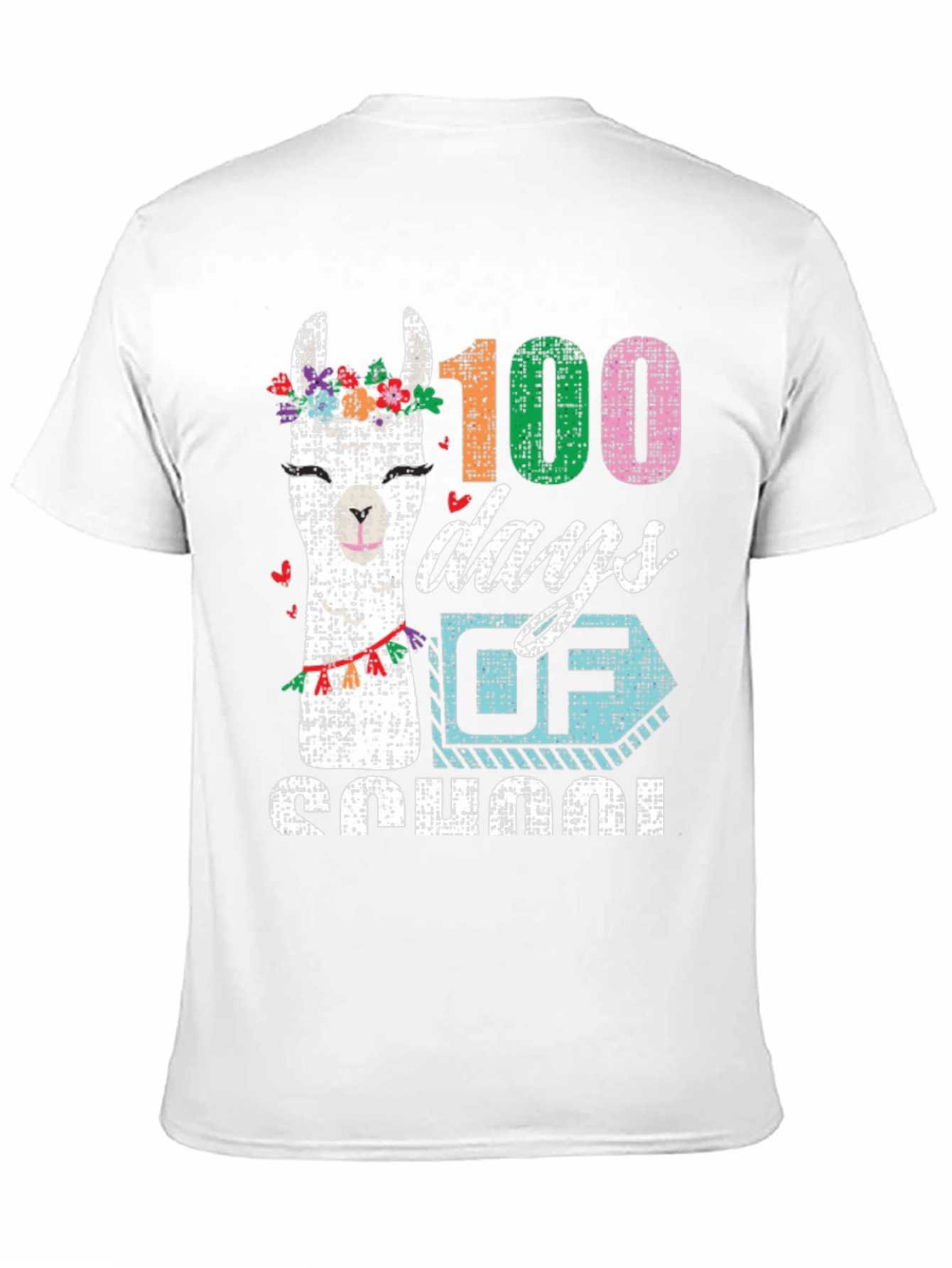 100 Days of School Llama T-Shirt