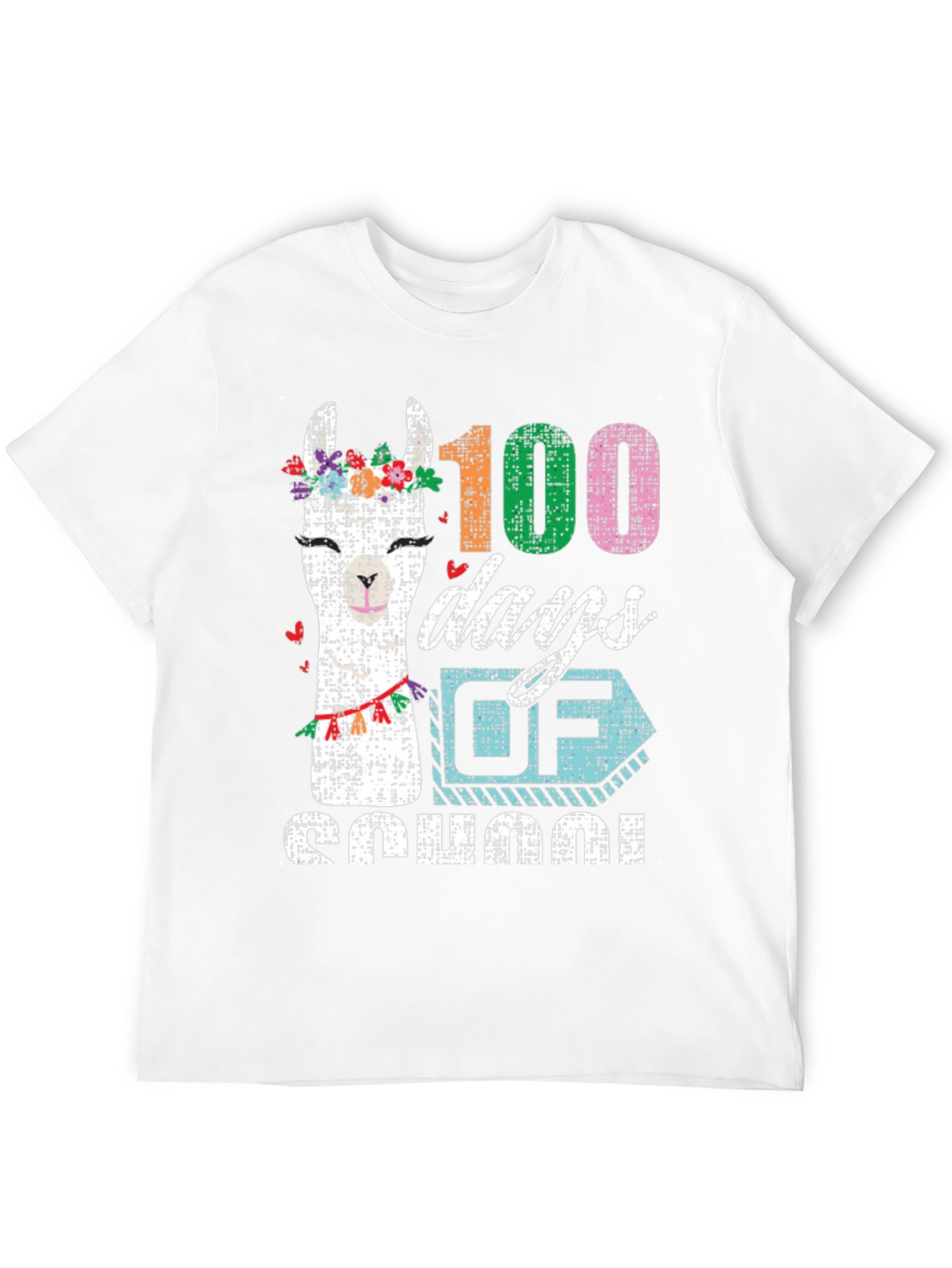 100 Days of School Llama T-Shirt