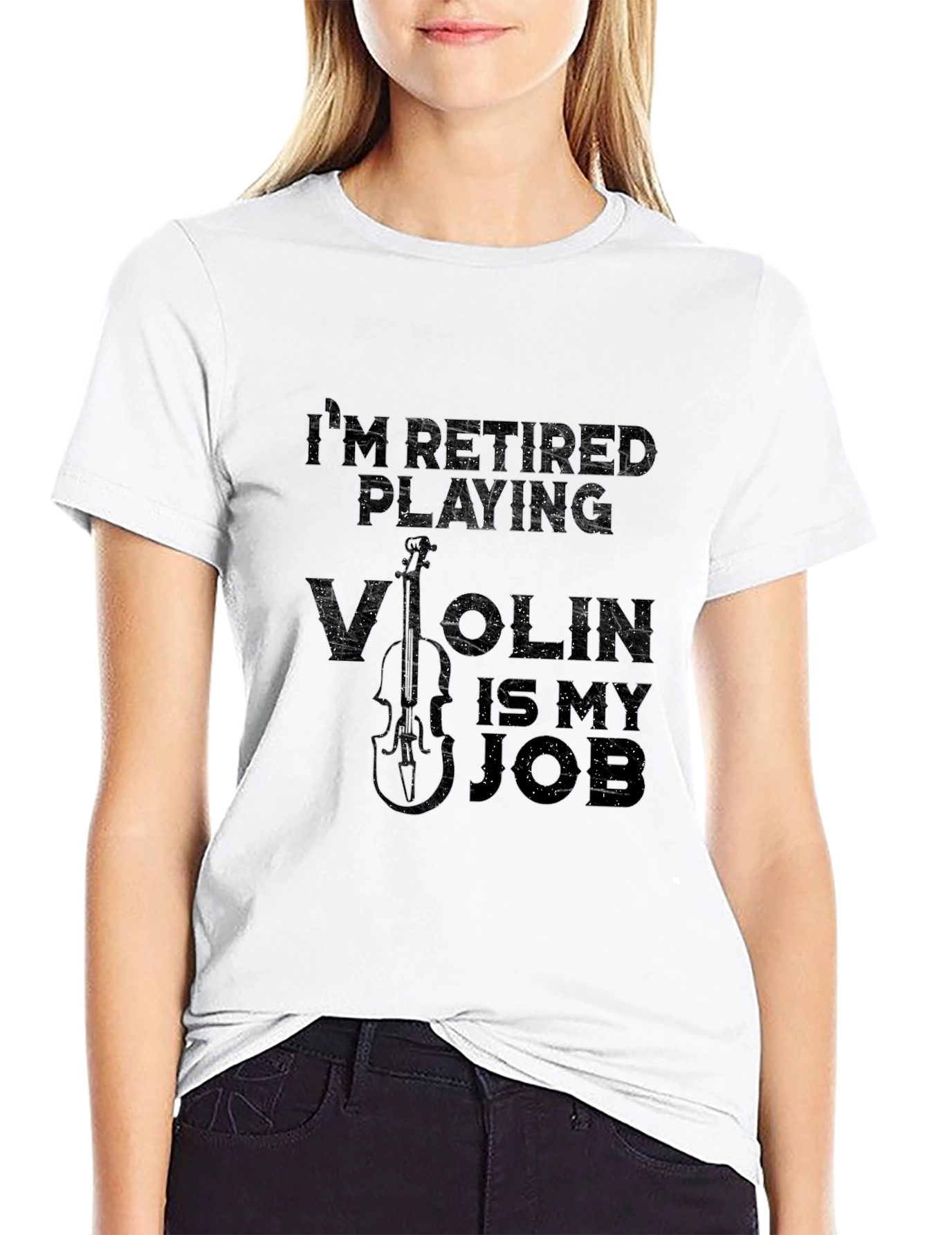 Retired Playing Violin is My Job T-Shirt