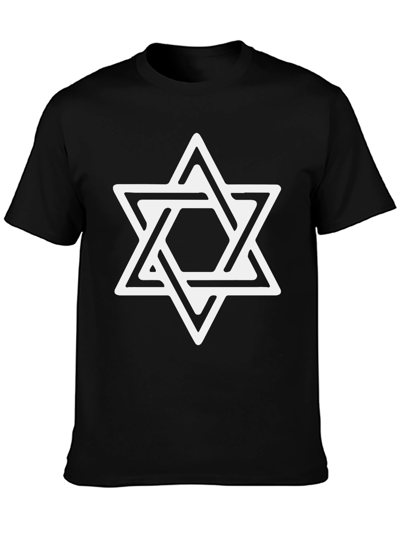 Star of David Graphic Tee - Mens Black T-Shirt