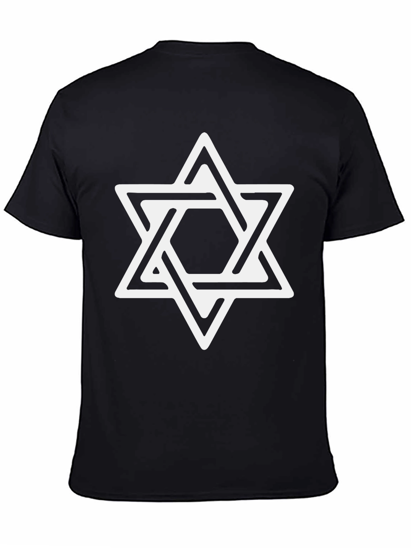 Star of David Graphic Tee - Mens Black T-Shirt