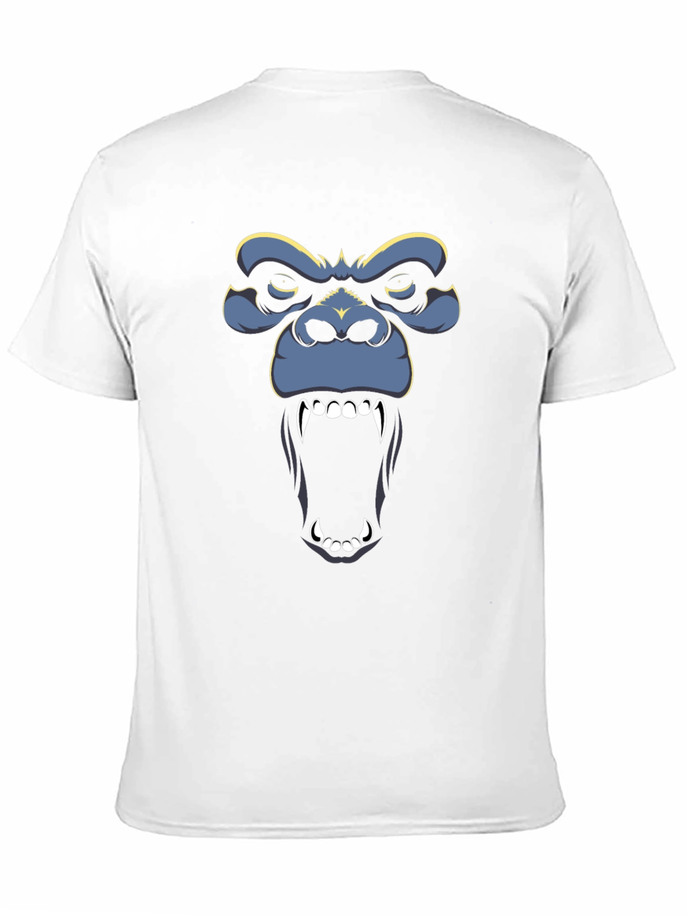 Graphic Gorilla Face Black T-Shirt