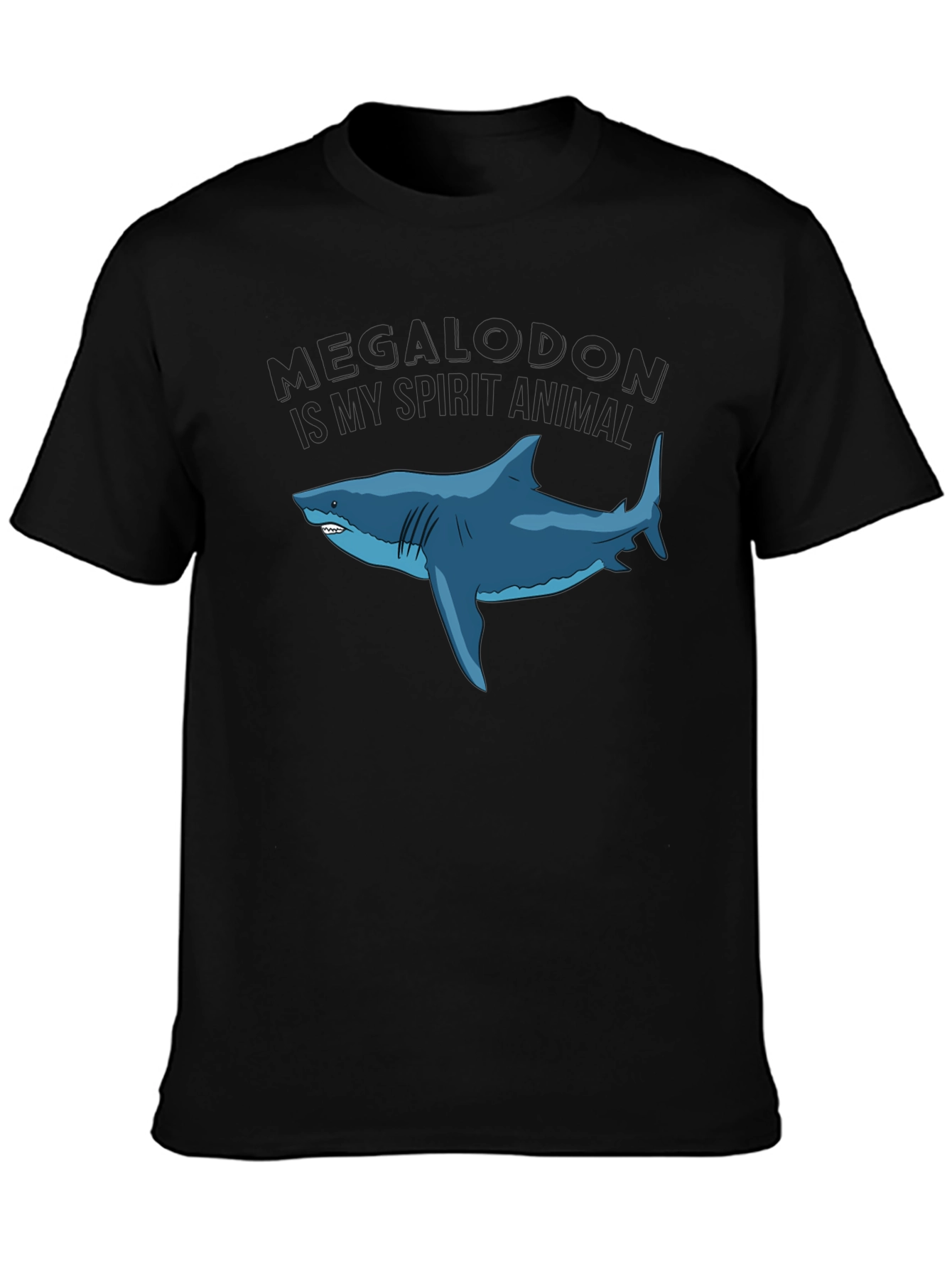 Megalodon Spirit Animal Graphic T-Shirt