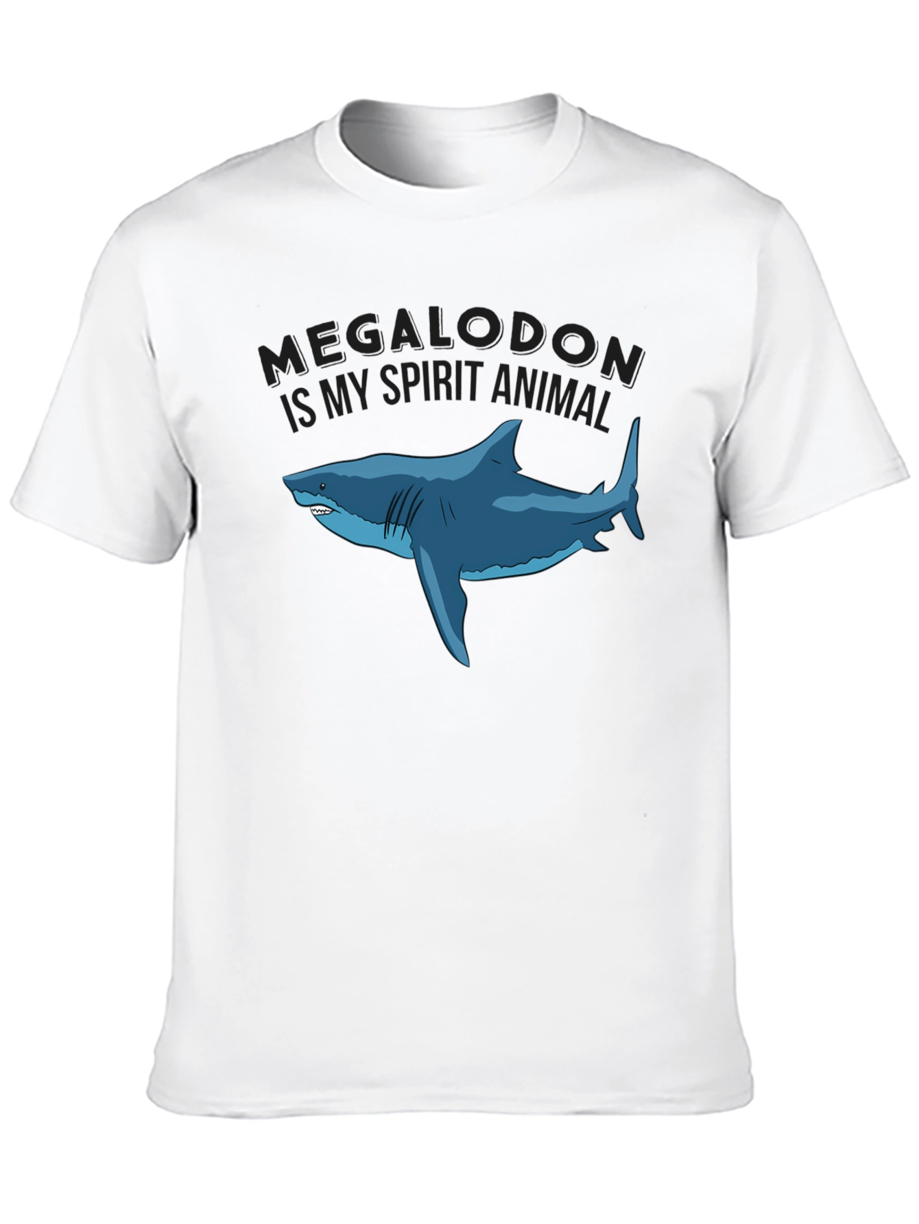 Megalodon Spirit Animal Graphic T-Shirt