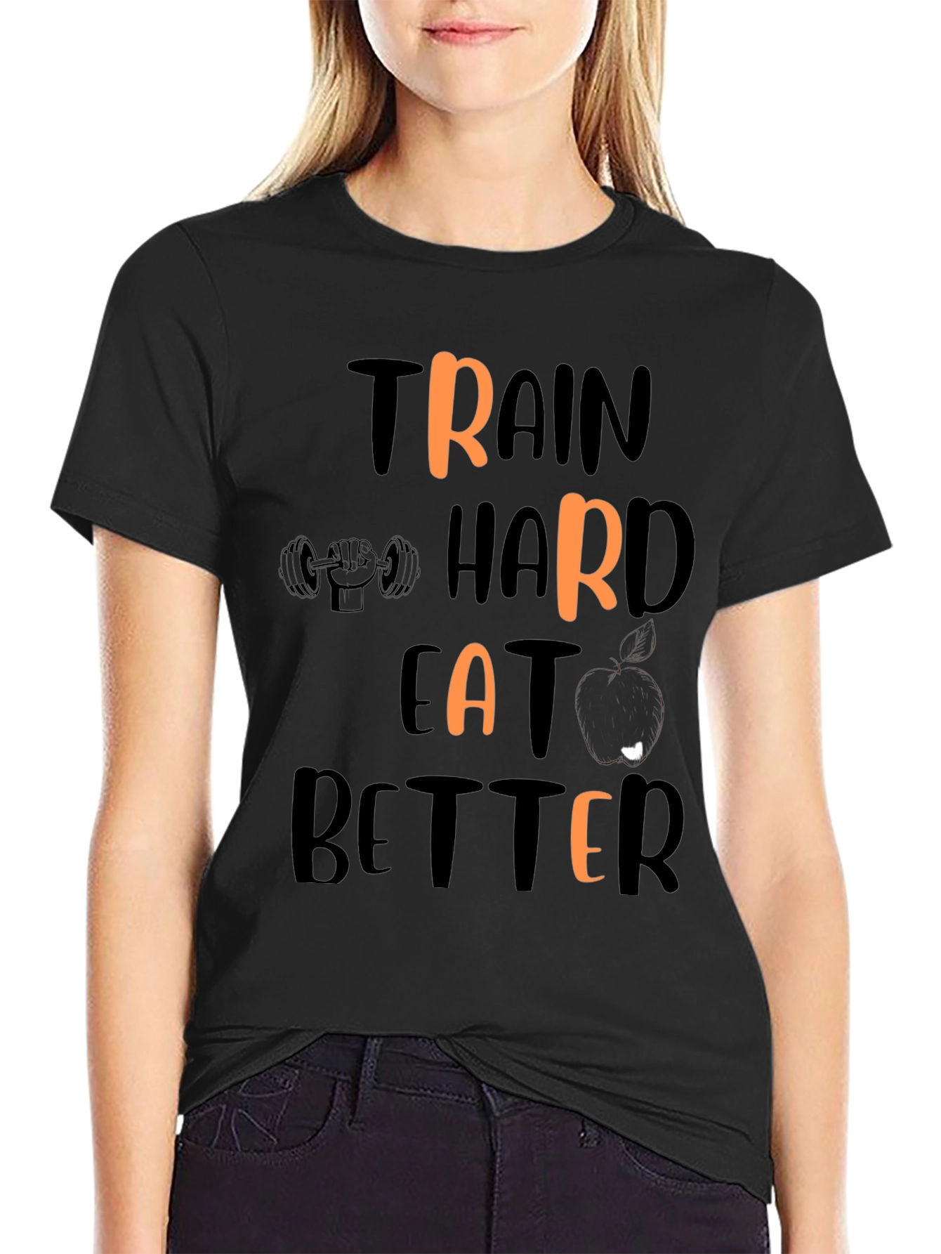Train Hard Eat Better Graphic Tee