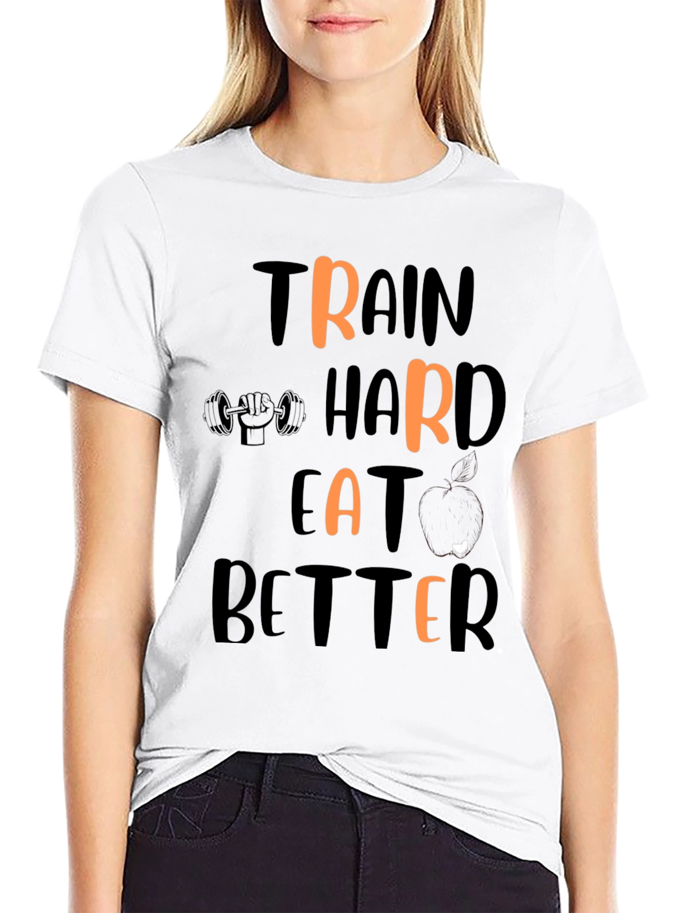 Train Hard Eat Better Graphic Tee