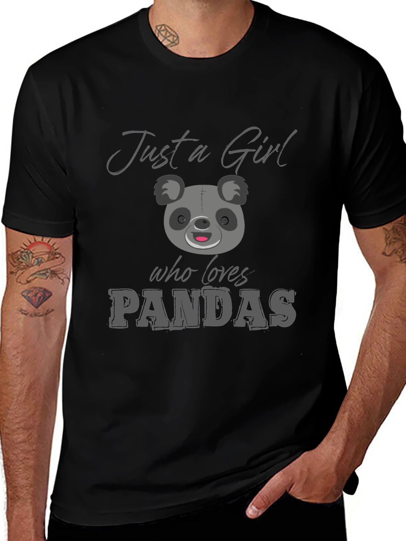 Just a Girl Who Loves Pandas T-Shirt