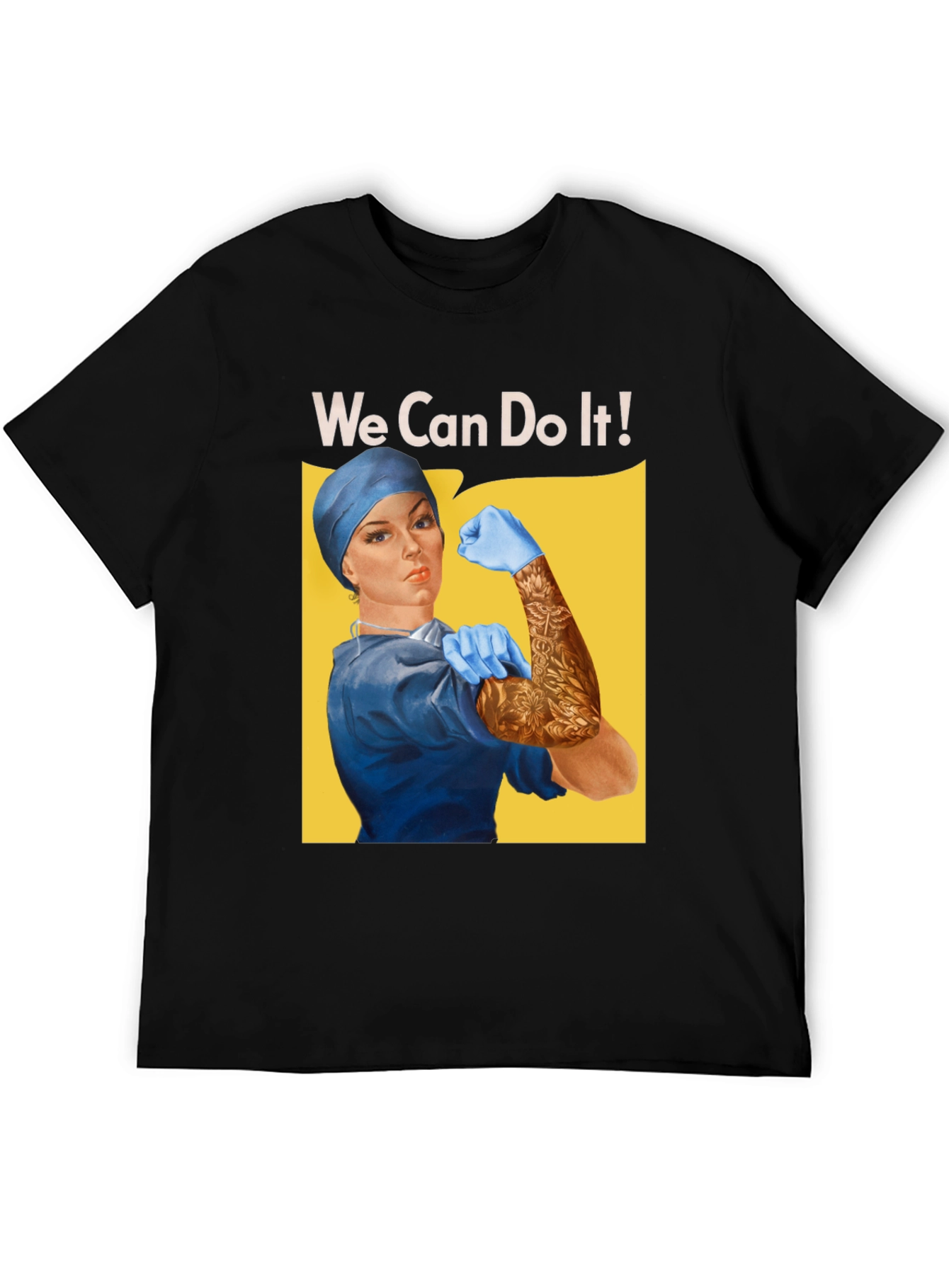 Rosie the Riveter Nurse We Can Do It T-Shirt