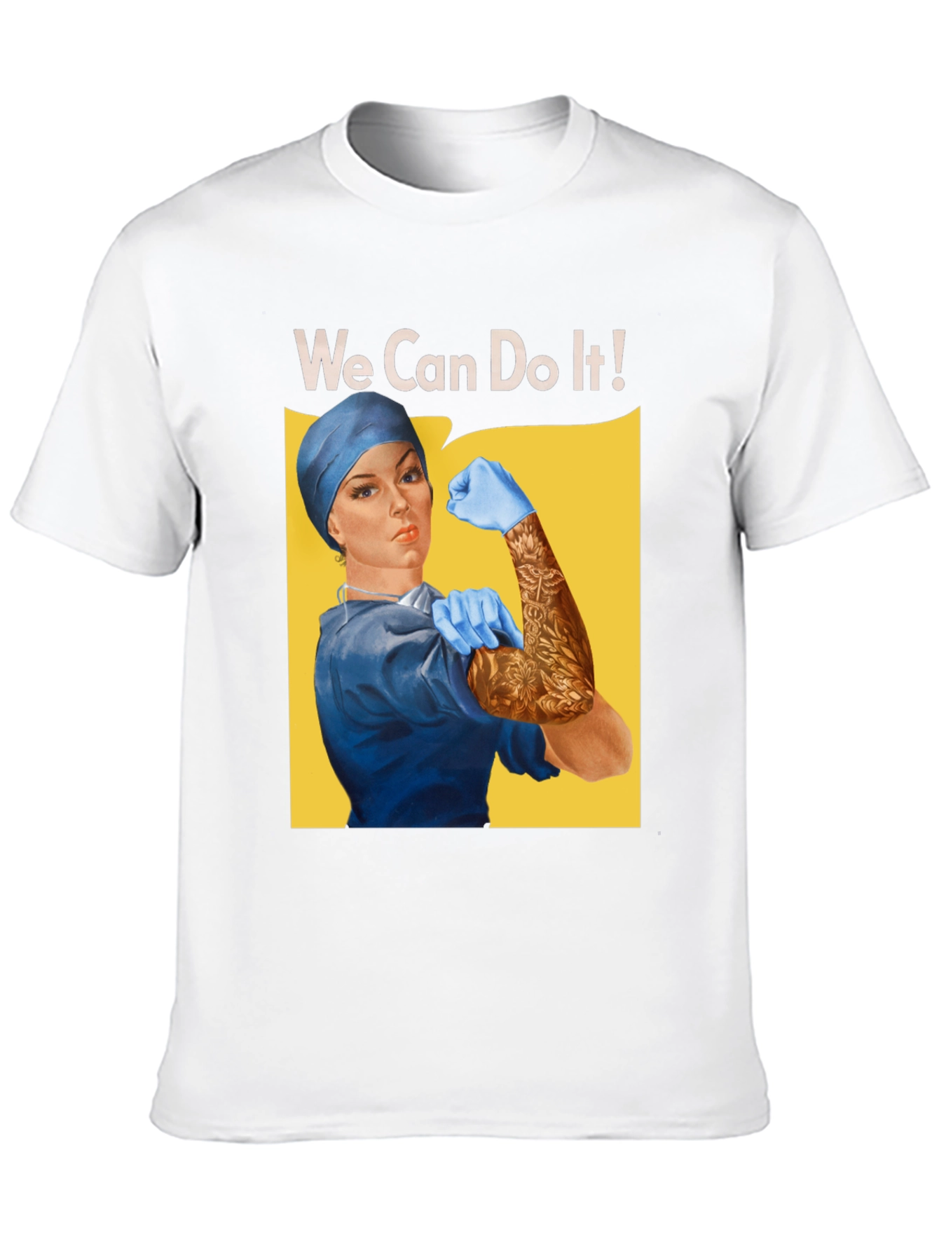Rosie the Riveter Nurse We Can Do It T-Shirt