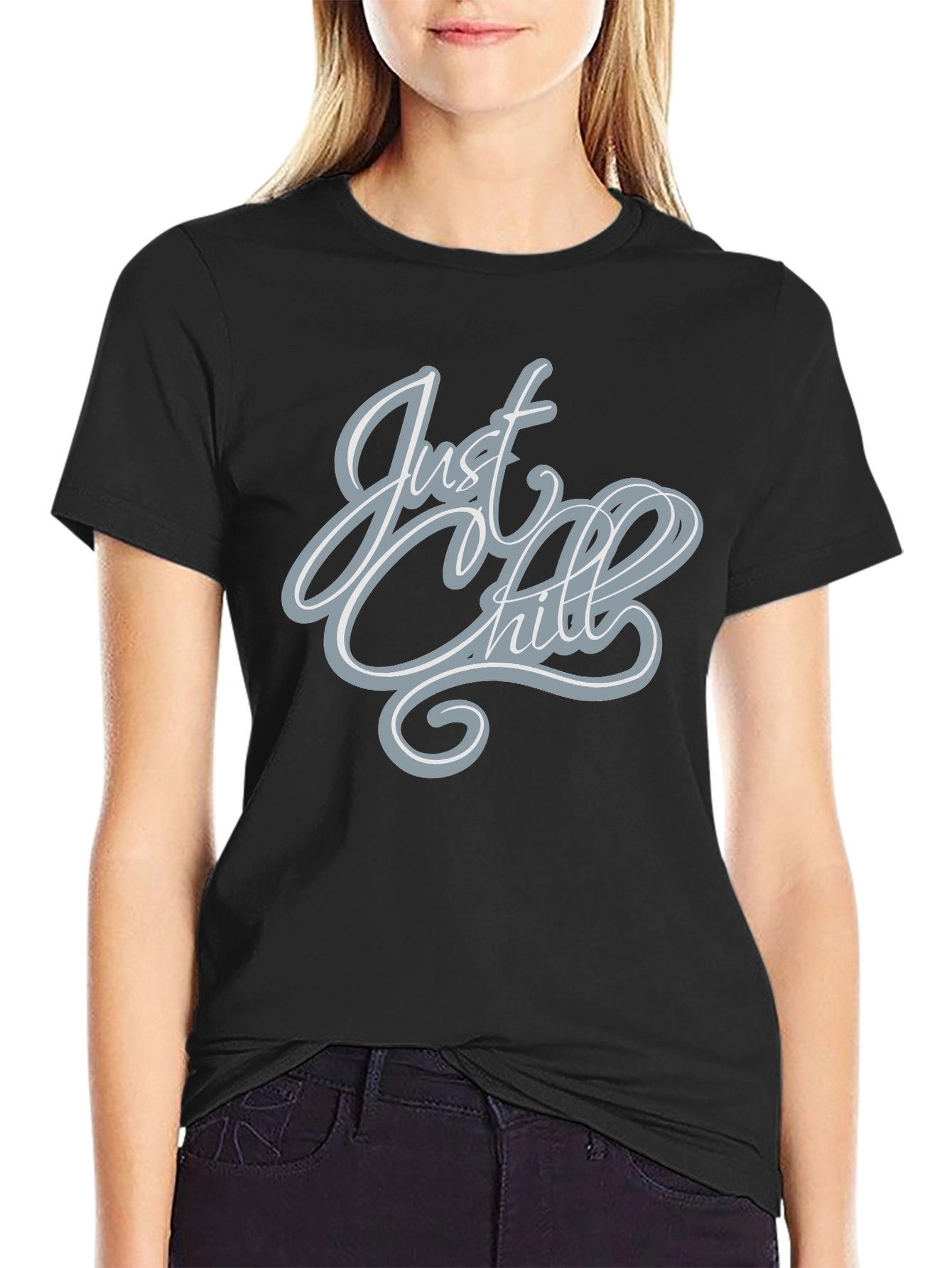 Just Chill Graphic Tee - Casual Comfort