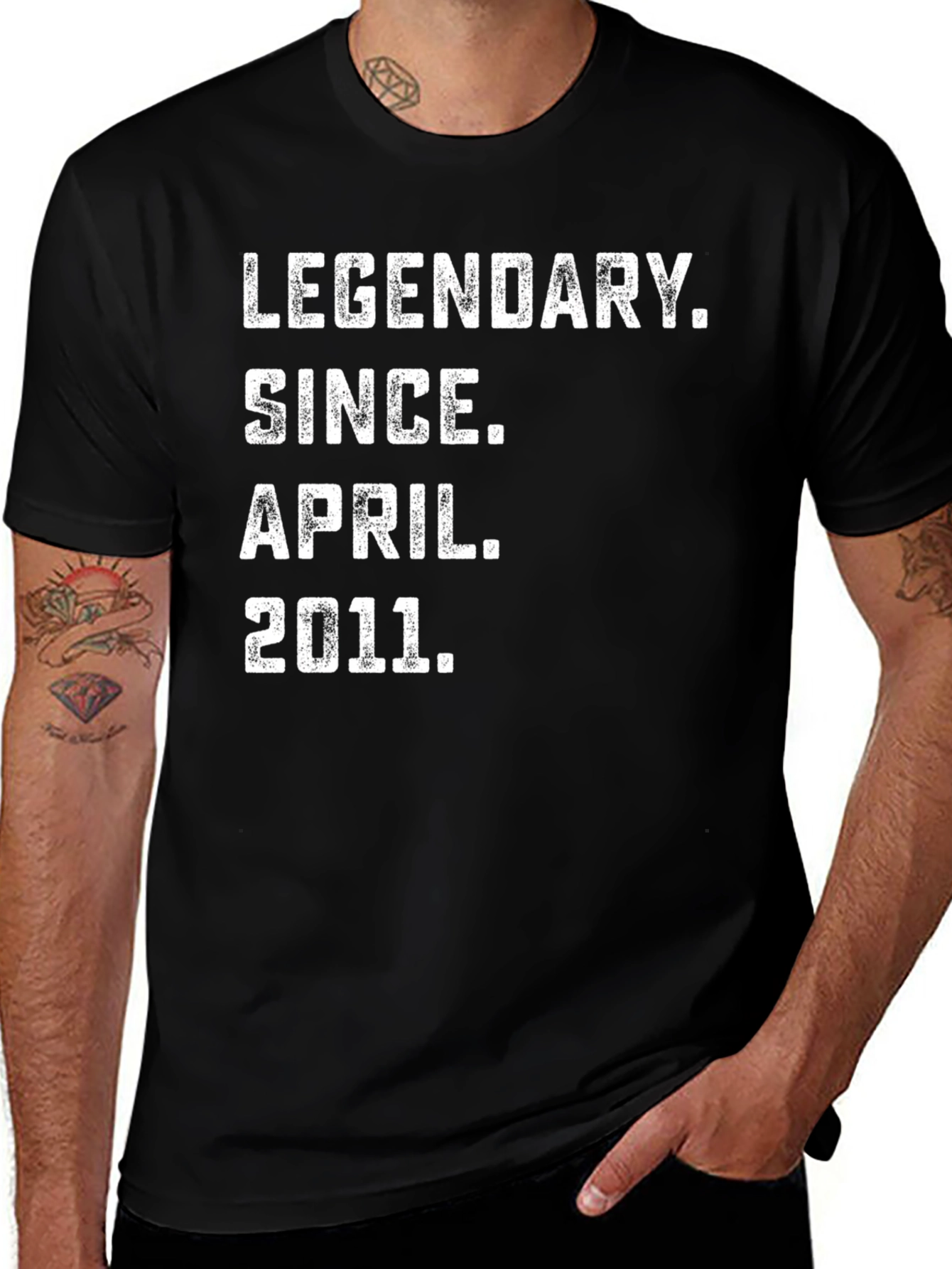 Legendary Since April 2011 Black T-Shirt