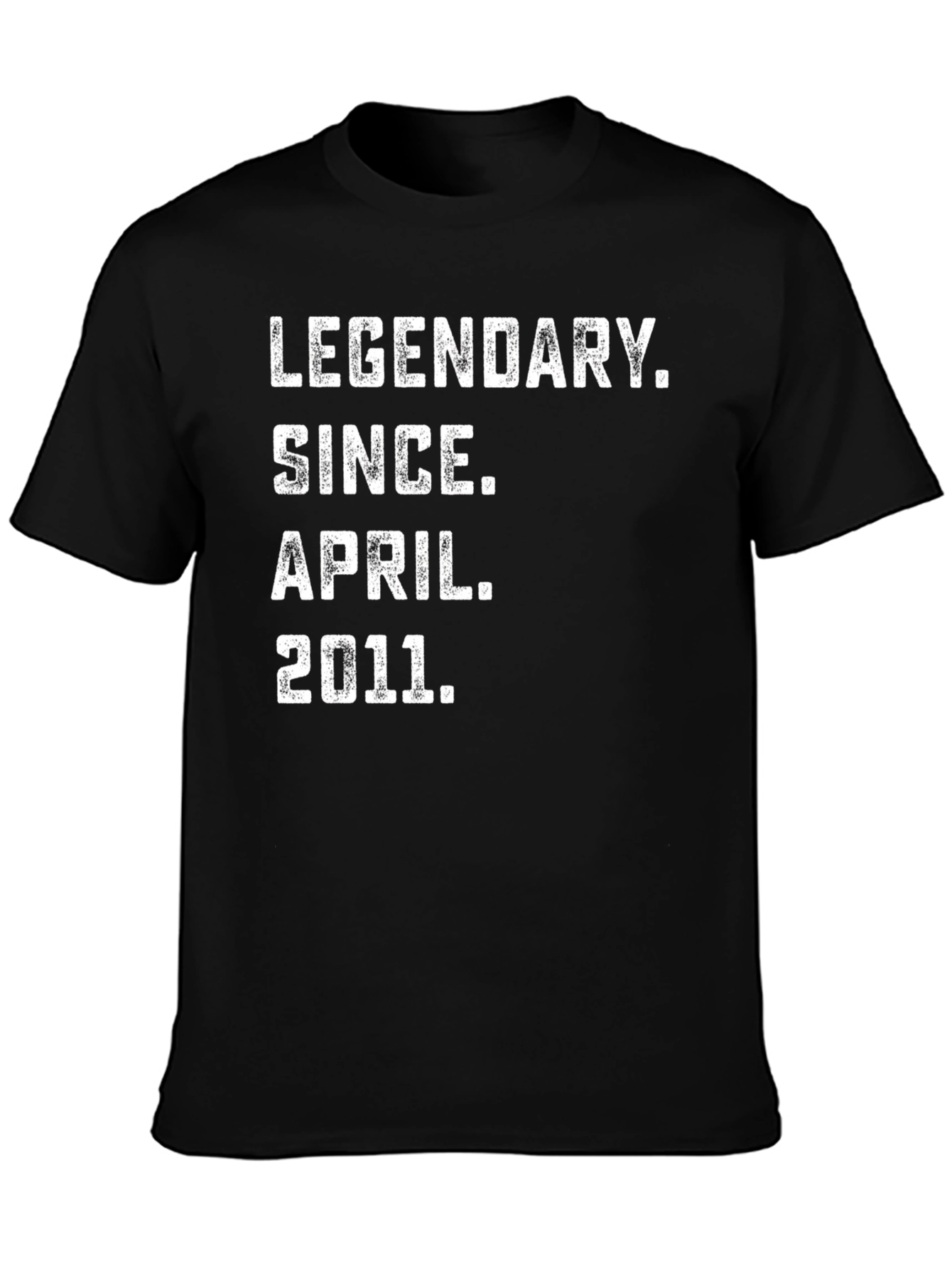 Legendary Since April 2011 Black T-Shirt