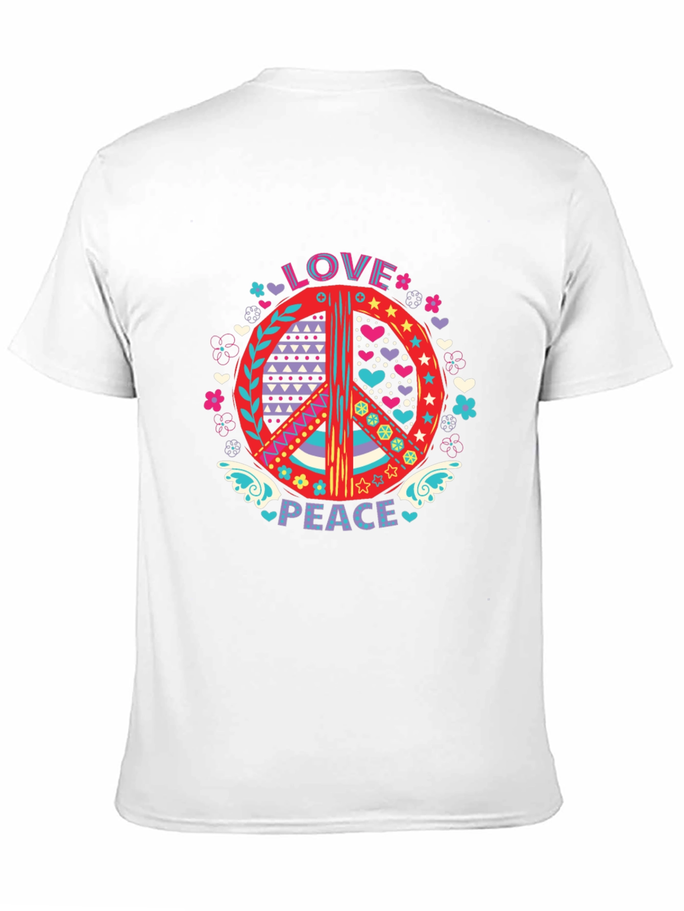Love & Peace Graphic T-Shirt