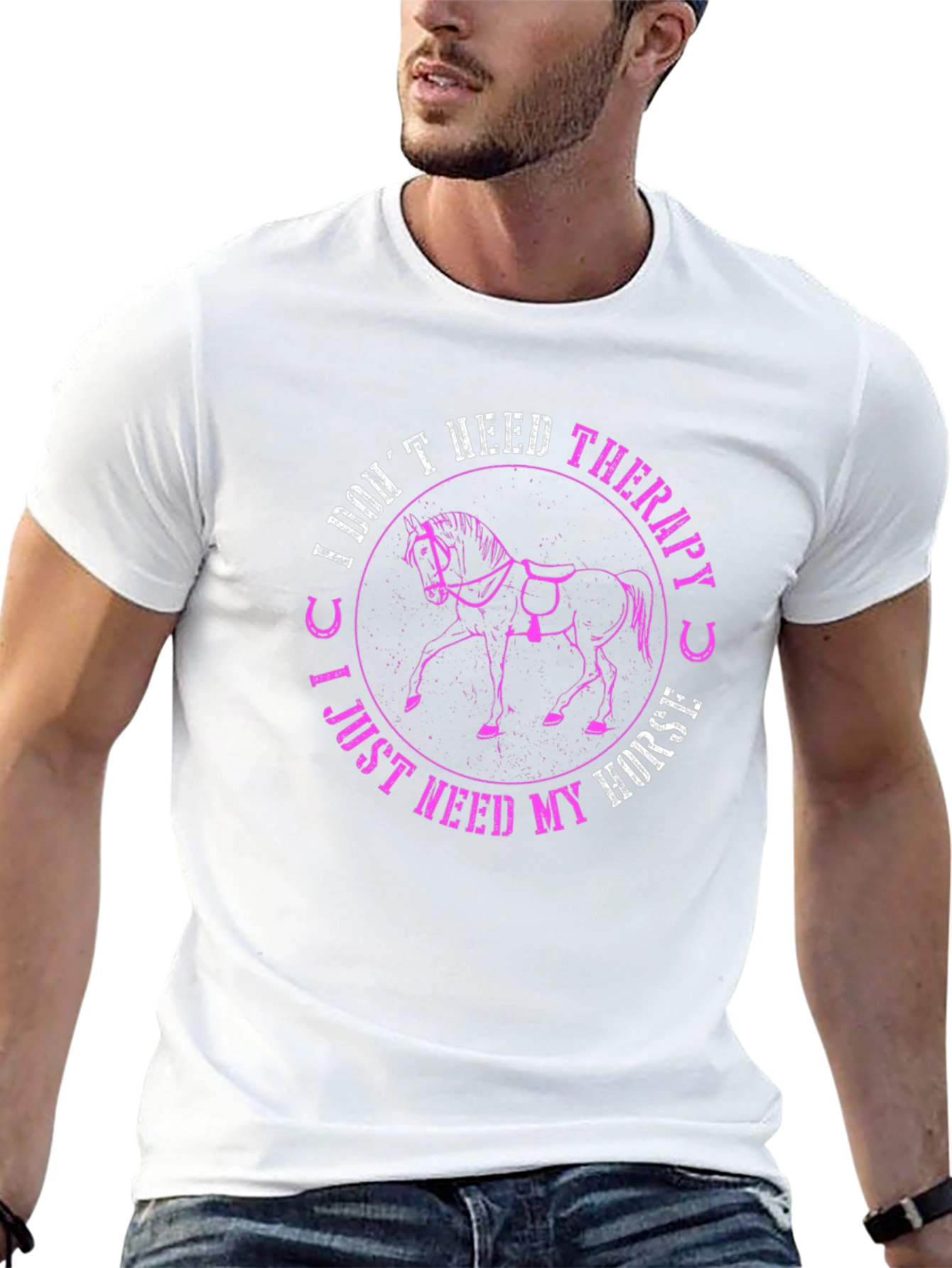I Dont Need Therapy Horse T-Shirt