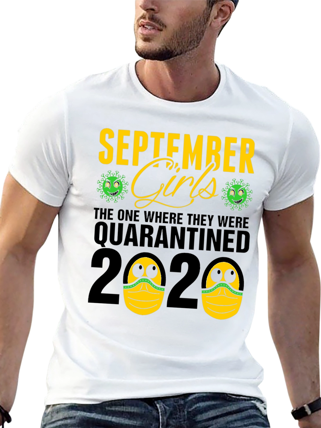September Girls Quarantined 2020 Black T-Shirt