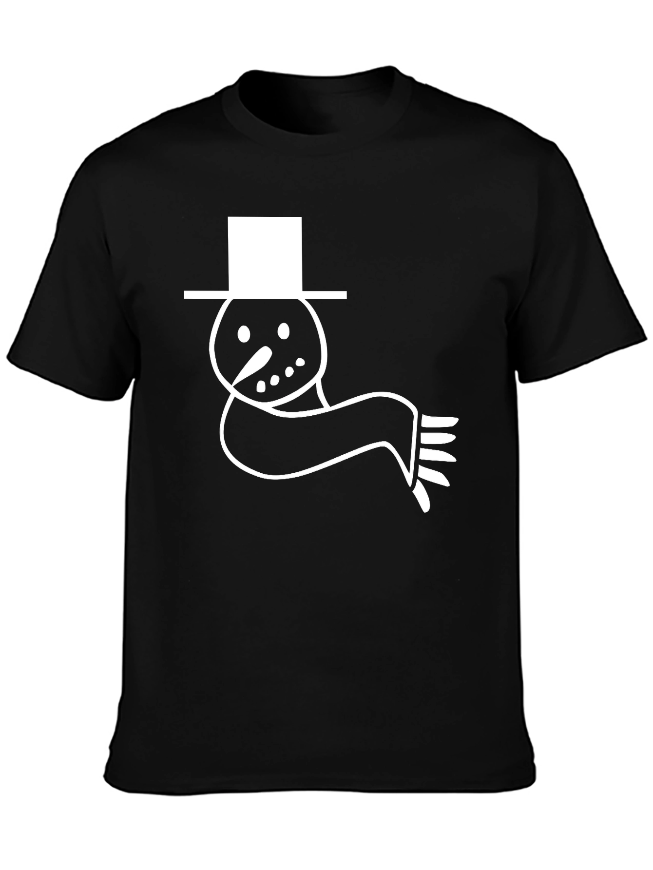 Snowman Graphic Tee - Winter Holiday T-Shirt
