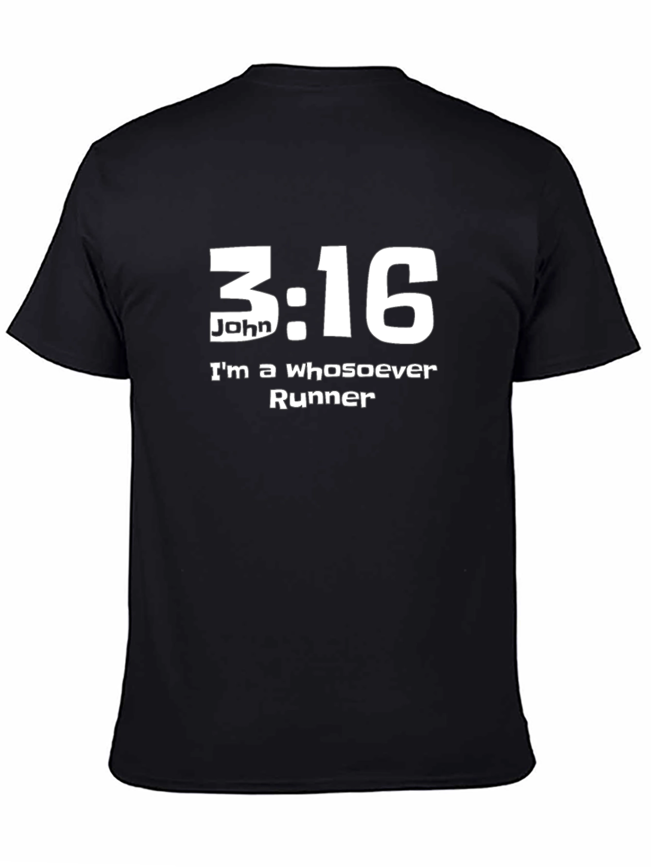 John 3:16 Whosoever Runner T-Shirt