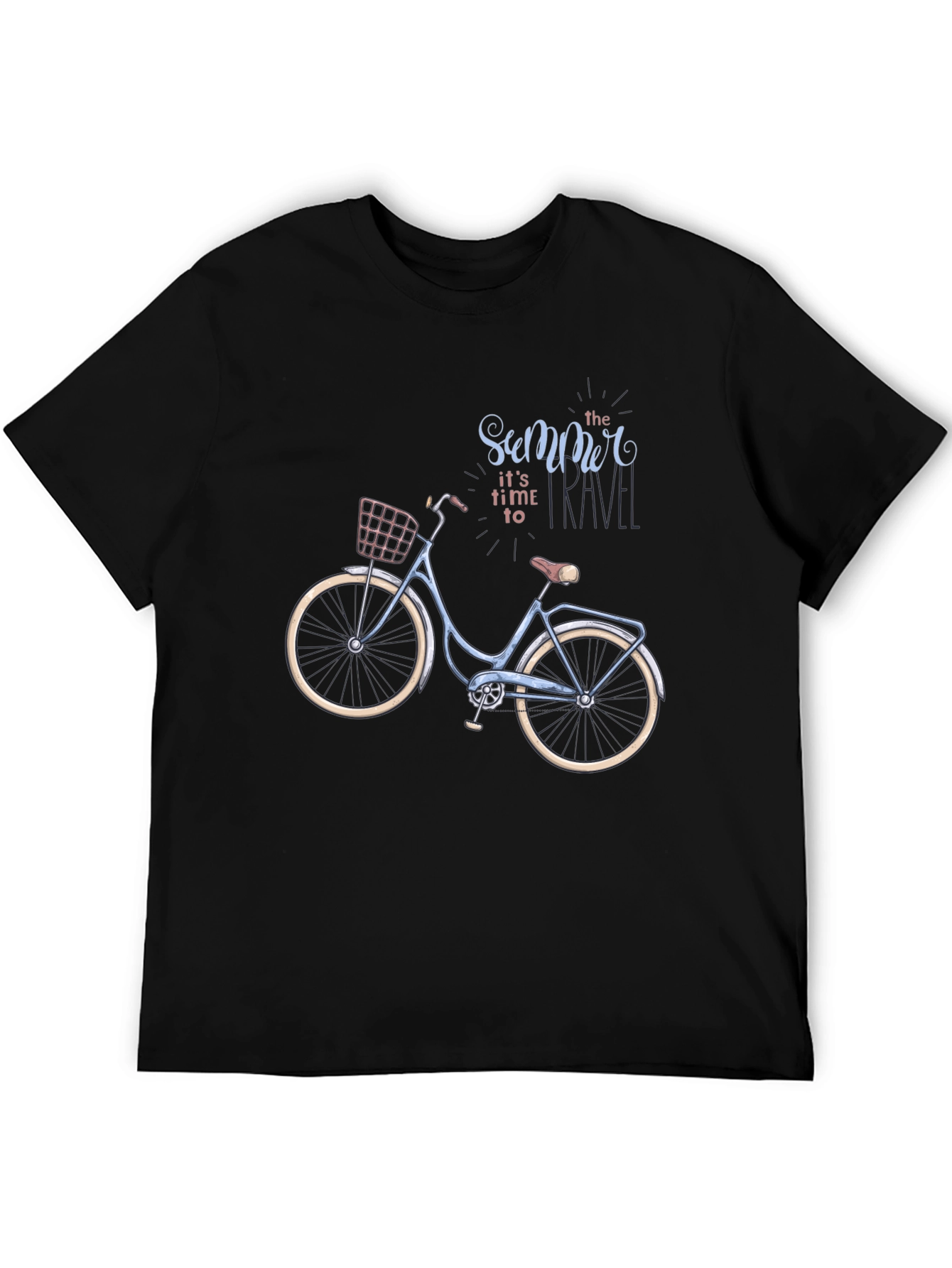 Summer Travel Bicycle Graphic Tee