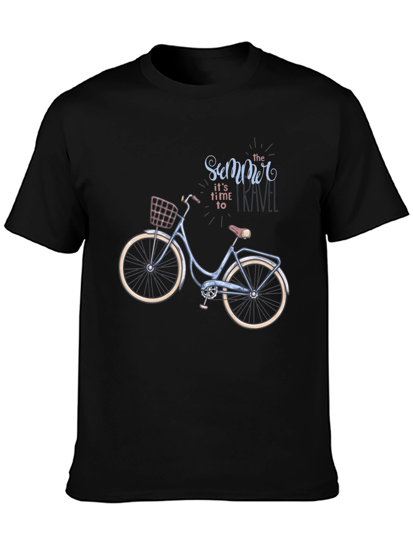 Summer Travel Bicycle Graphic Tee