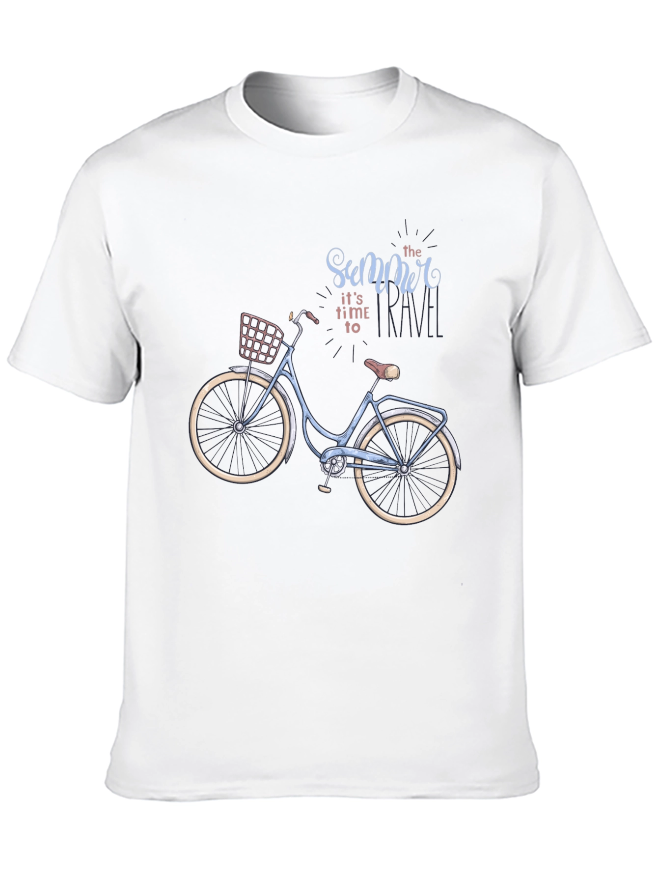 Summer Travel Bicycle Graphic Tee