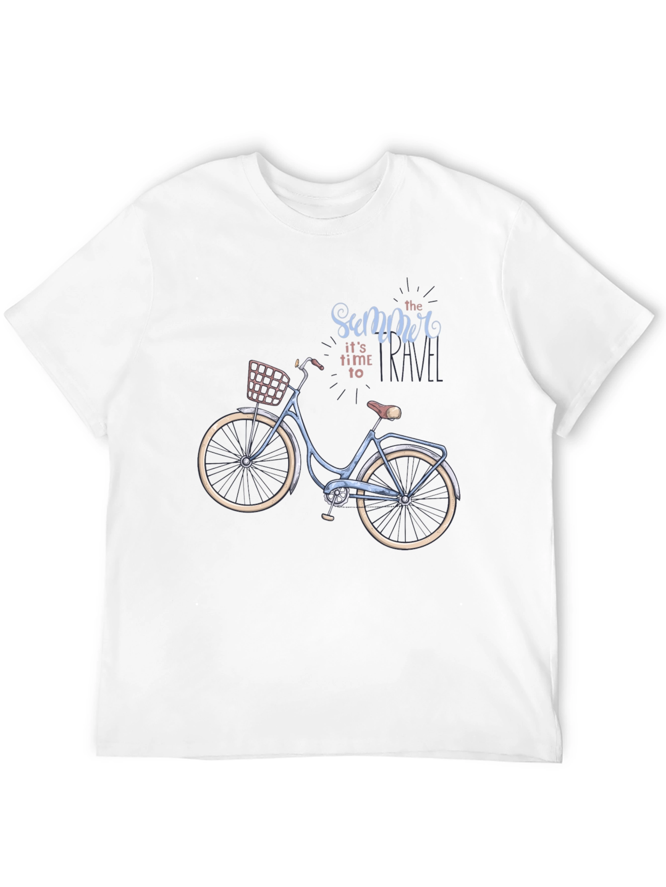 Summer Travel Bicycle Graphic Tee