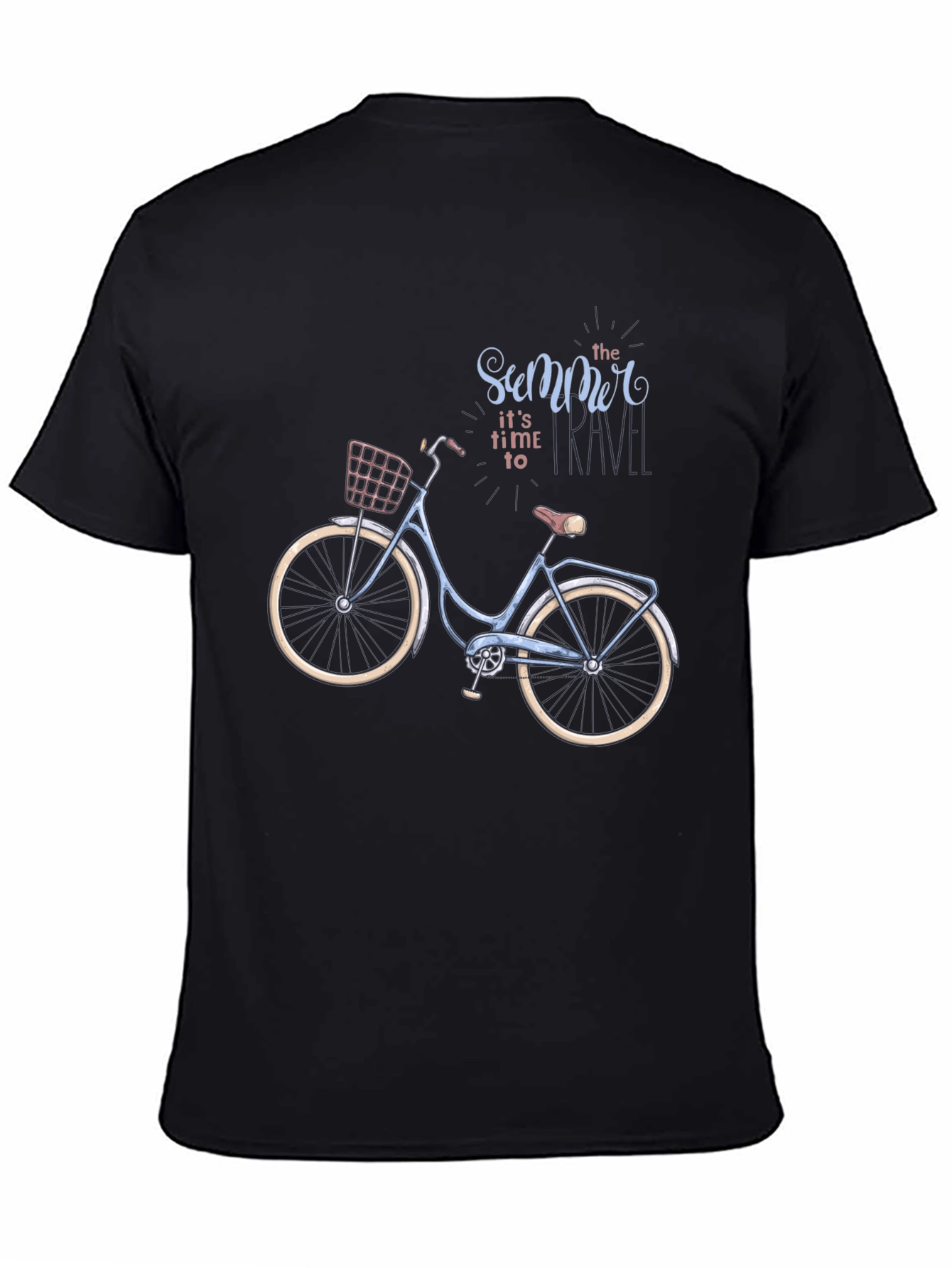 Summer Travel Bicycle Graphic Tee