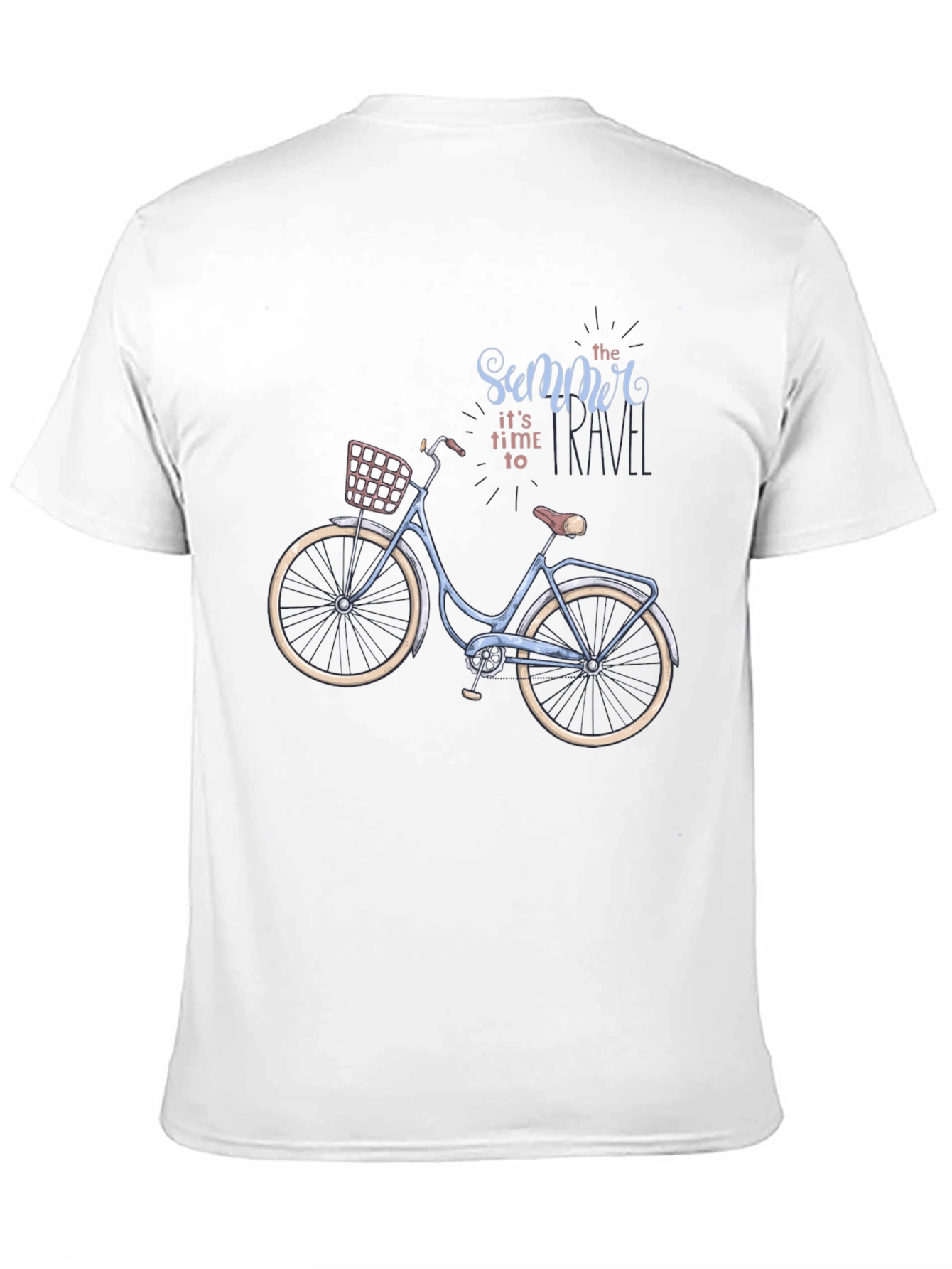 Summer Travel Bicycle Graphic Tee