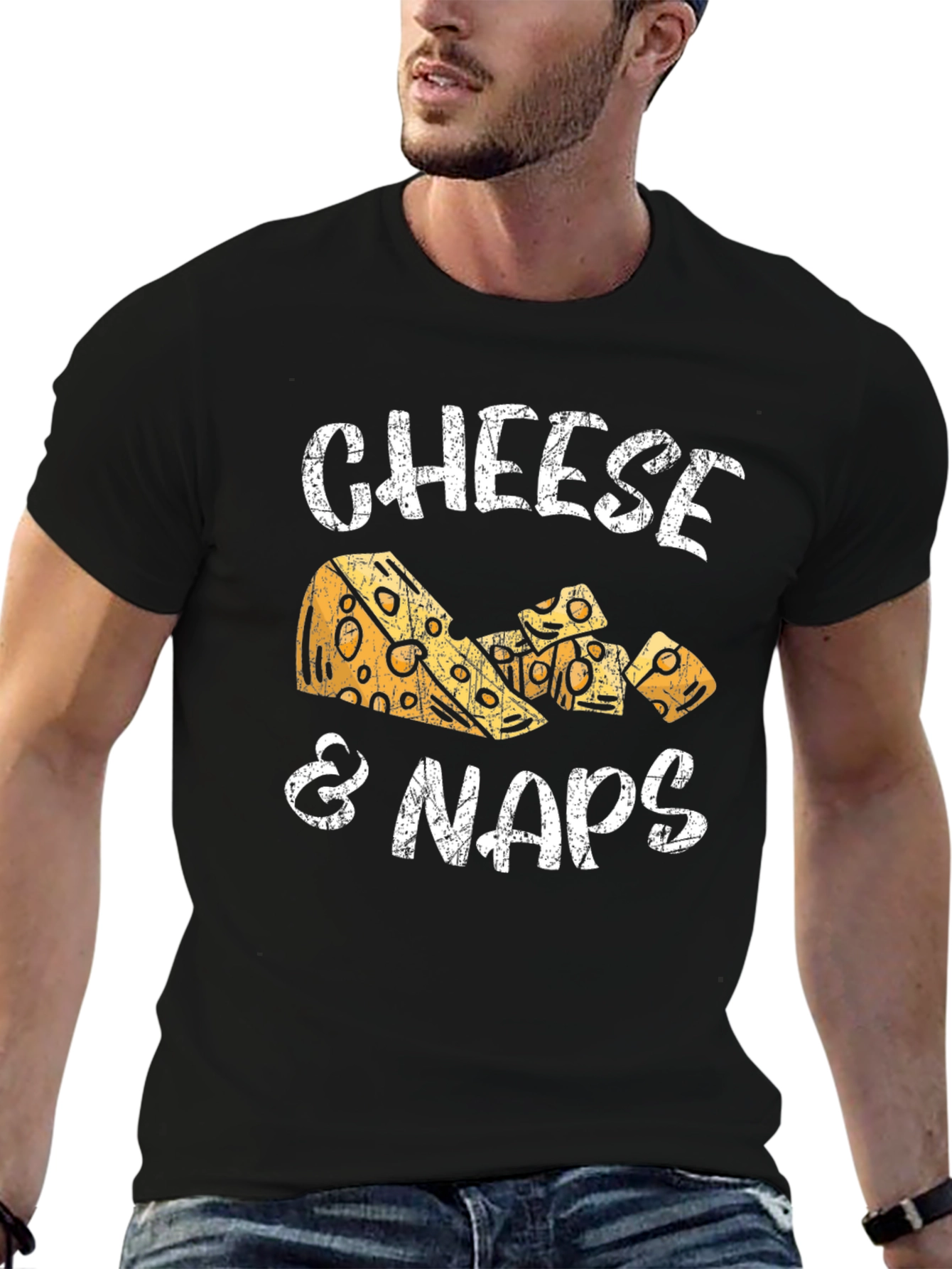 Cheese & Naps Graphic T-Shirt