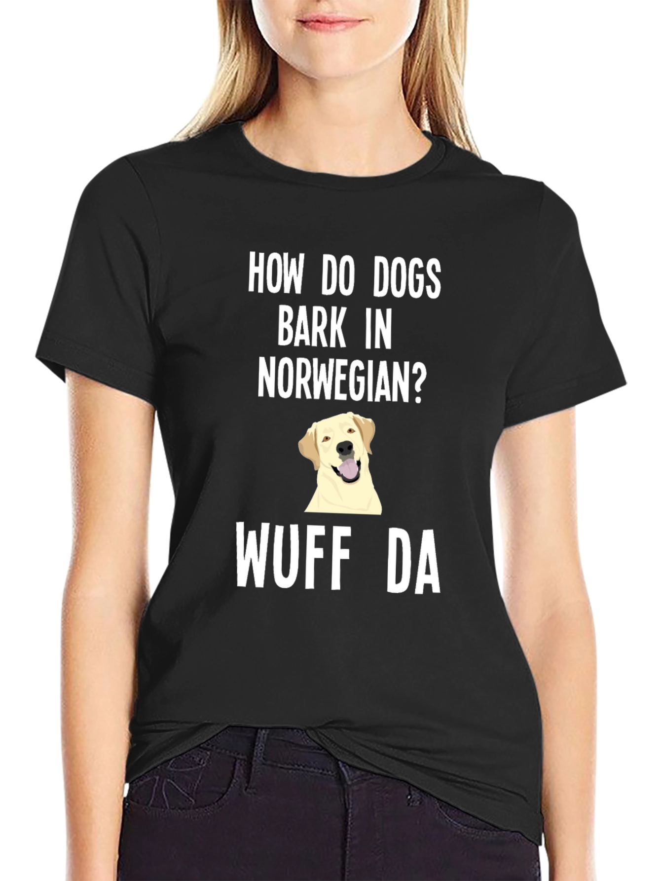 Norwegian Dog Bark Humor T-Shirt