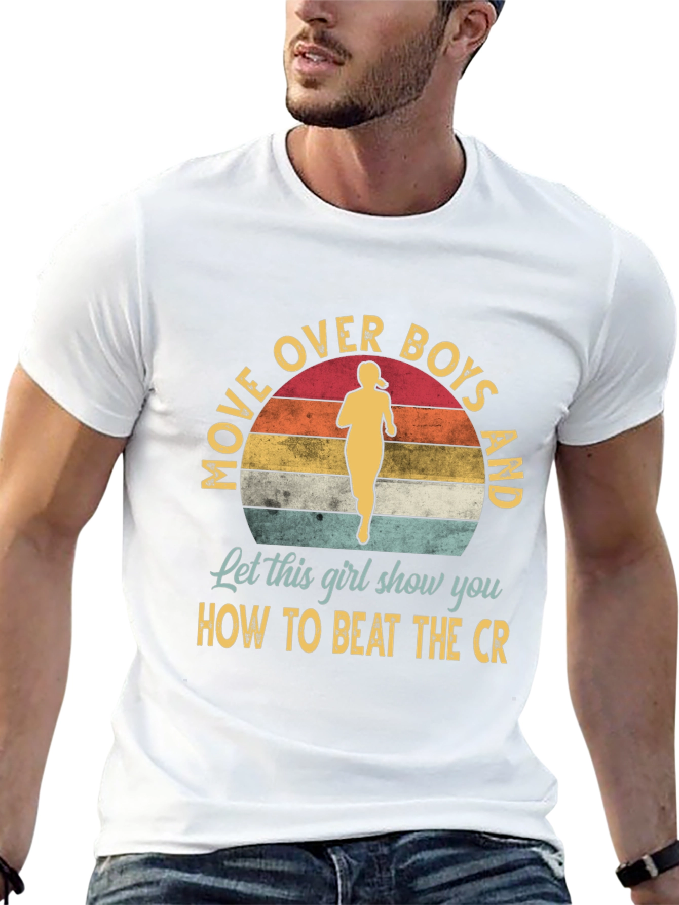 Move Over Boys T-Shirt - Runner Girl Tee