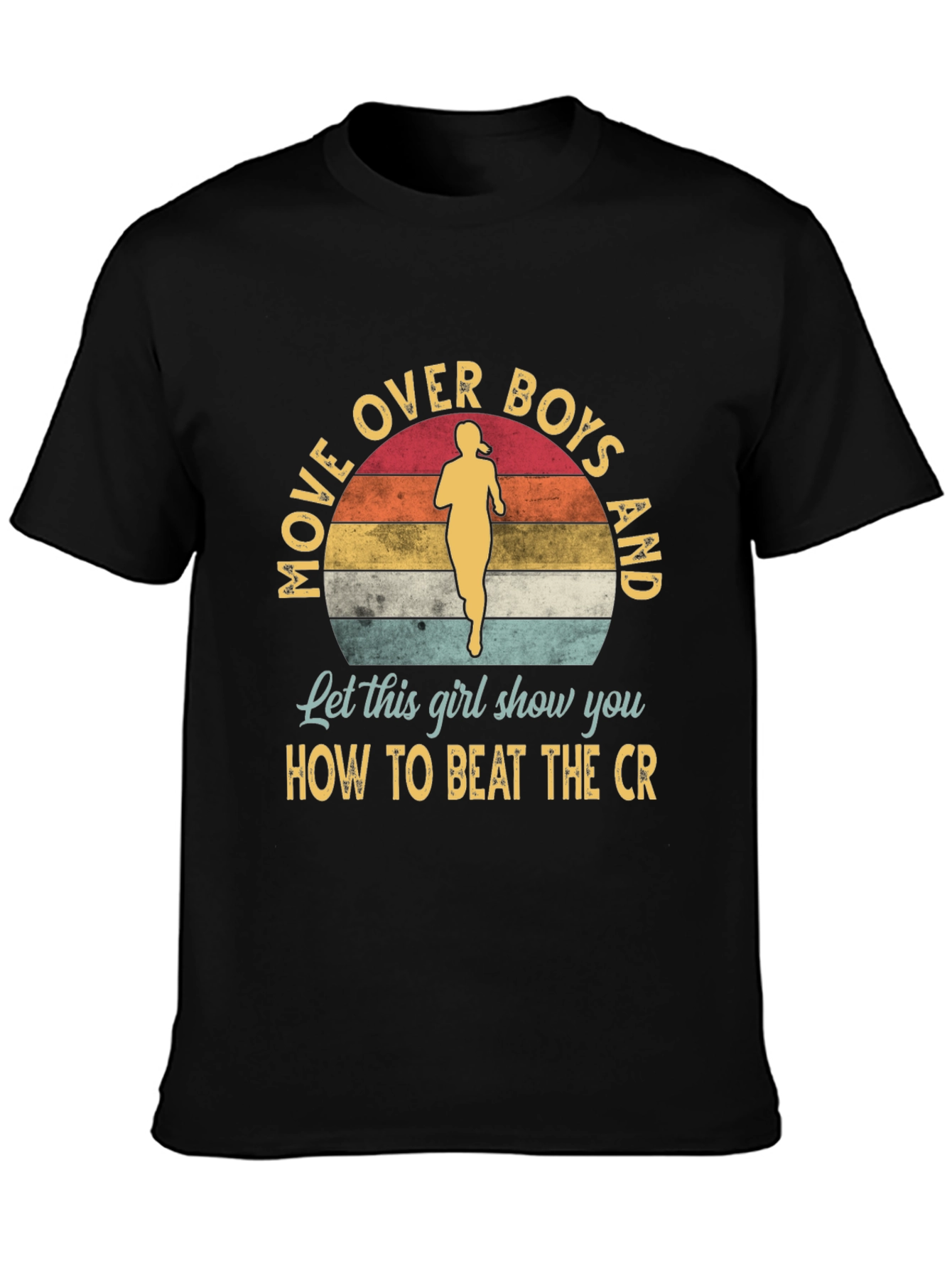 Move Over Boys T-Shirt - Runner Girl Tee