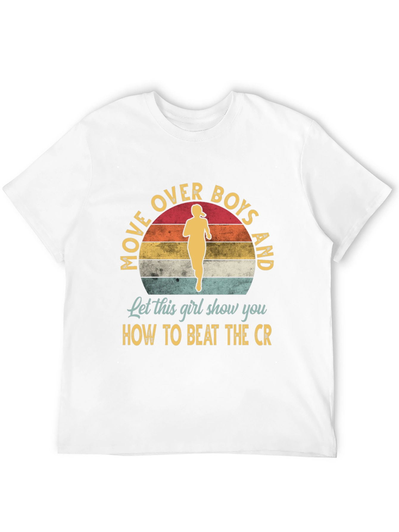 Move Over Boys T-Shirt - Runner Girl Tee