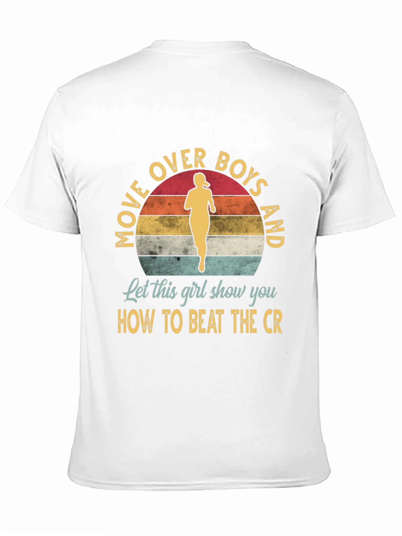 Move Over Boys T-Shirt - Runner Girl Tee