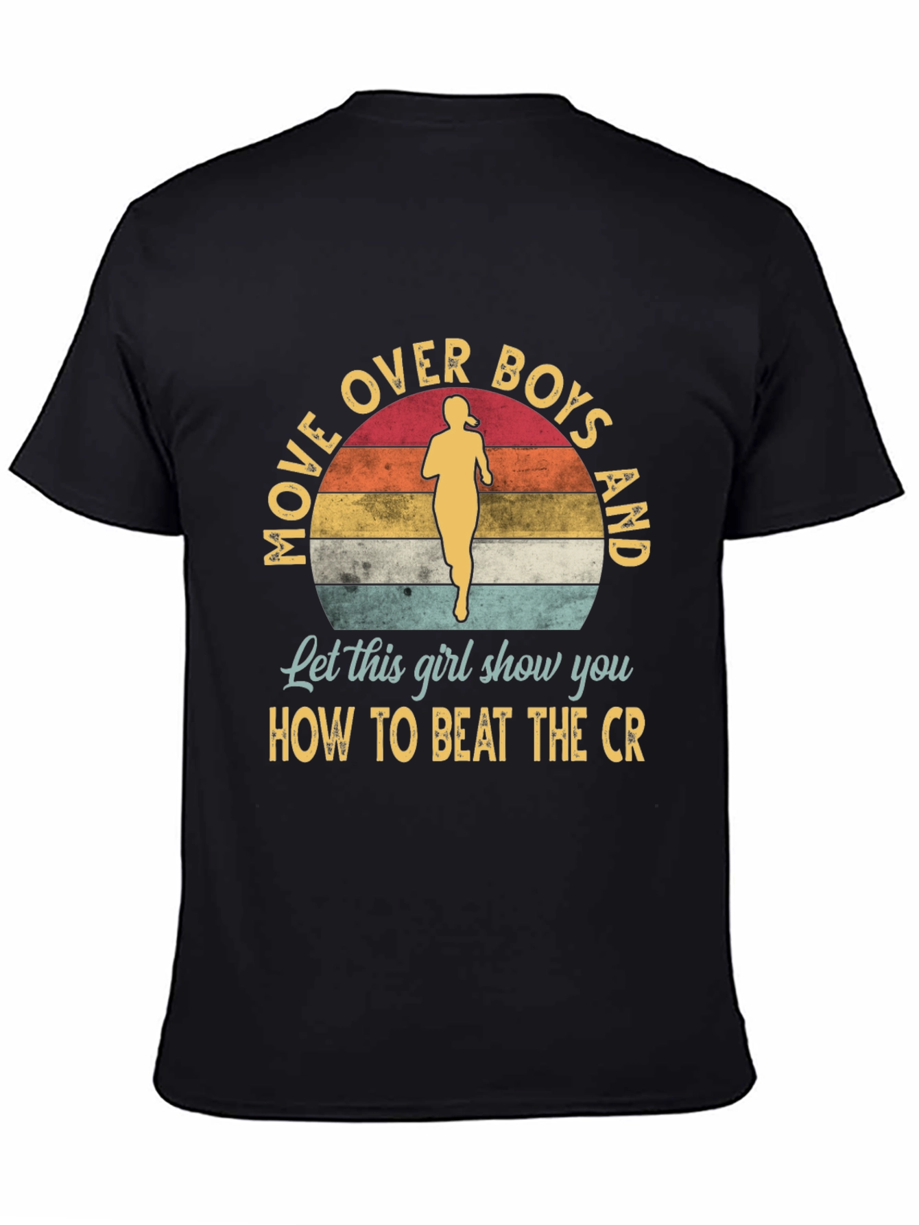 Move Over Boys T-Shirt - Runner Girl Tee