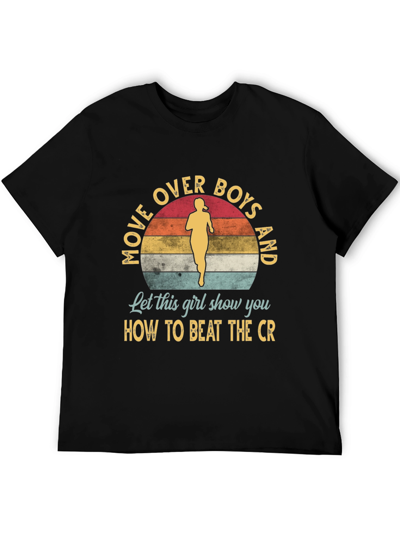 Move Over Boys T-Shirt - Runner Girl Tee