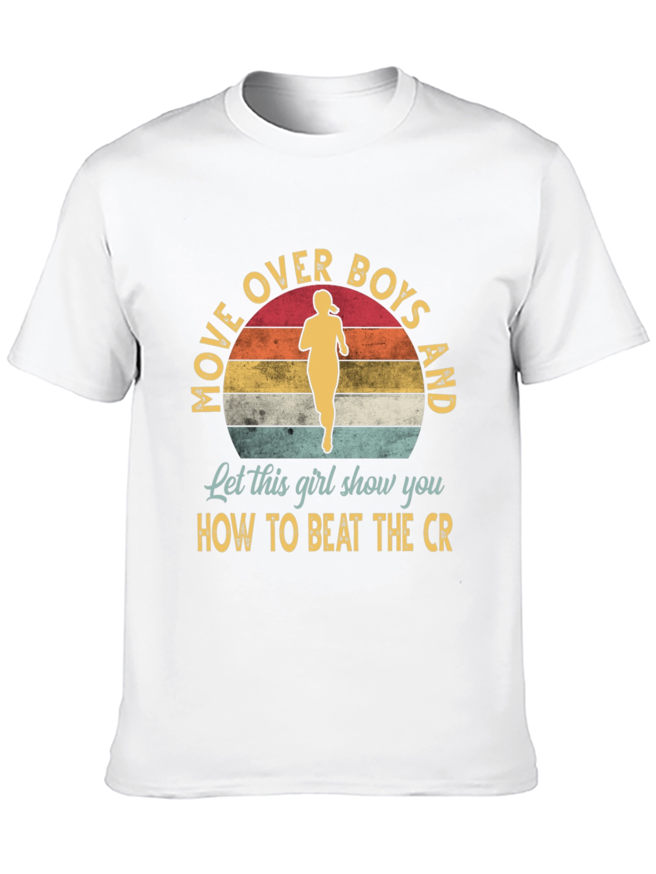 Move Over Boys T-Shirt - Runner Girl Tee