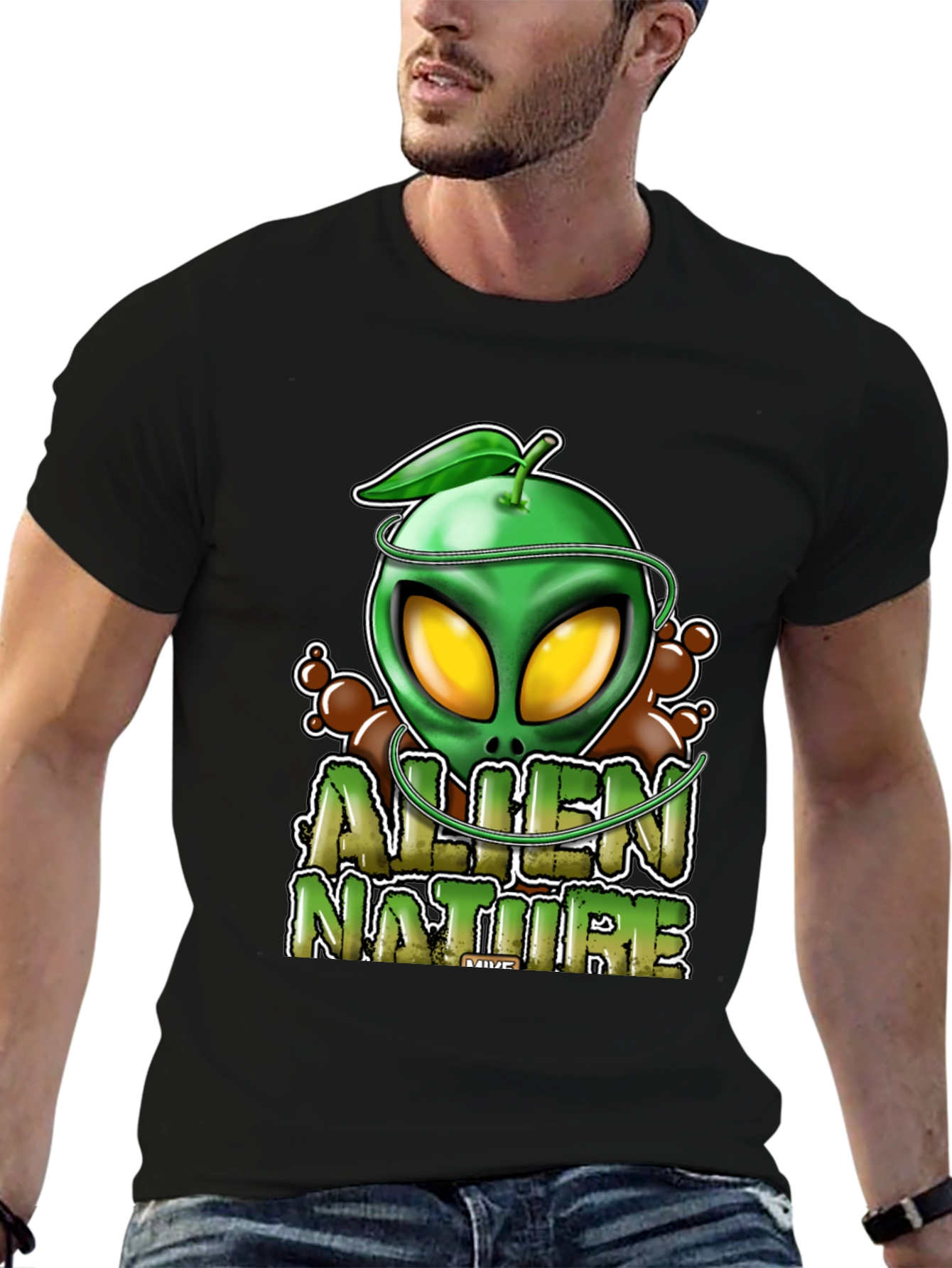 Alien Nature Black T-Shirt