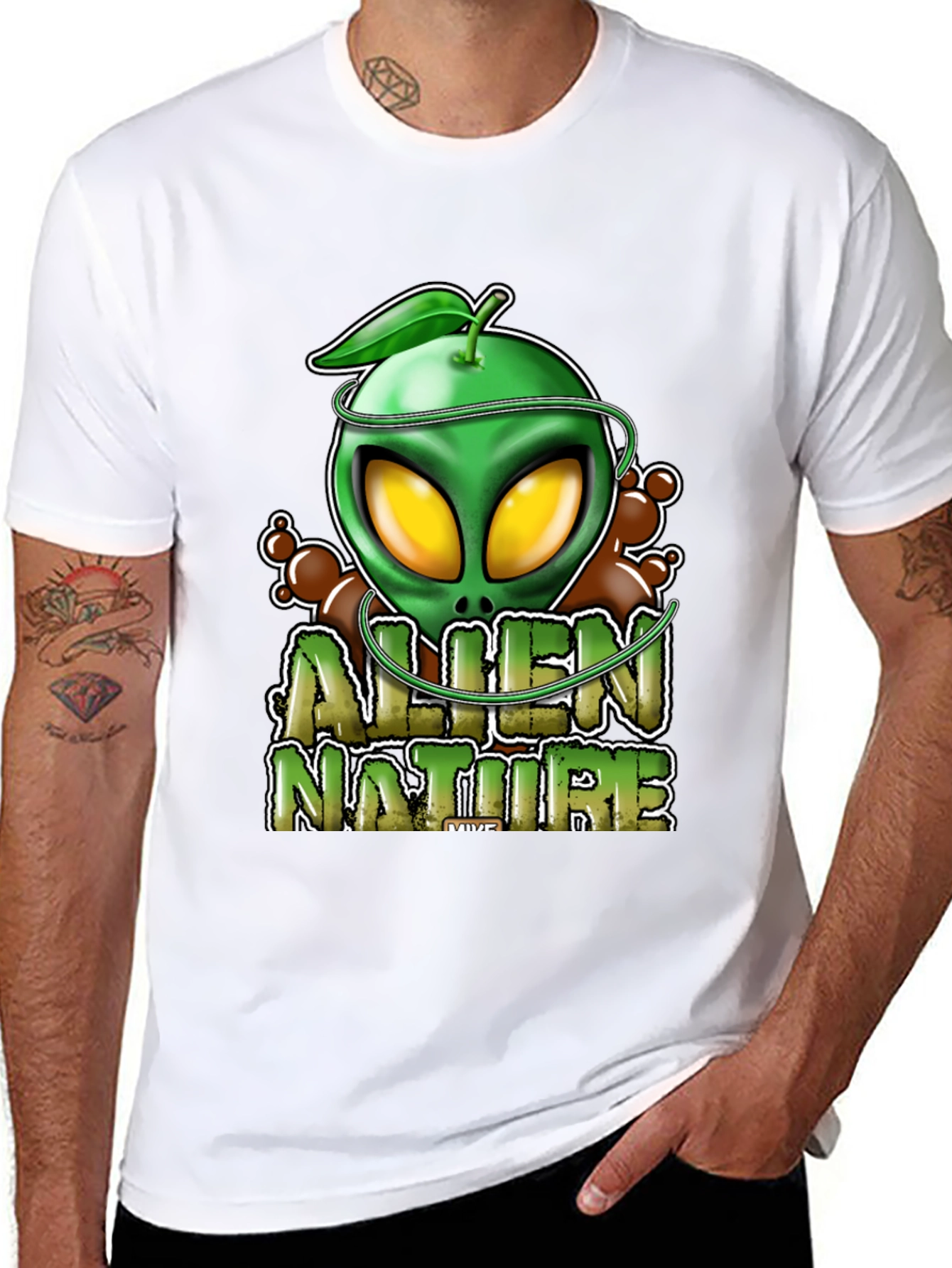 Alien Nature Black T-Shirt
