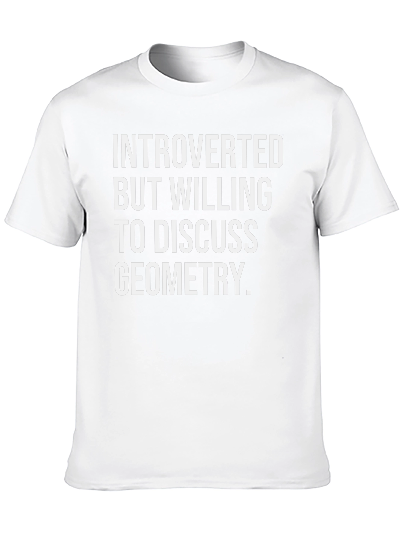 Introverted Geometry Fan T-Shirt - Black