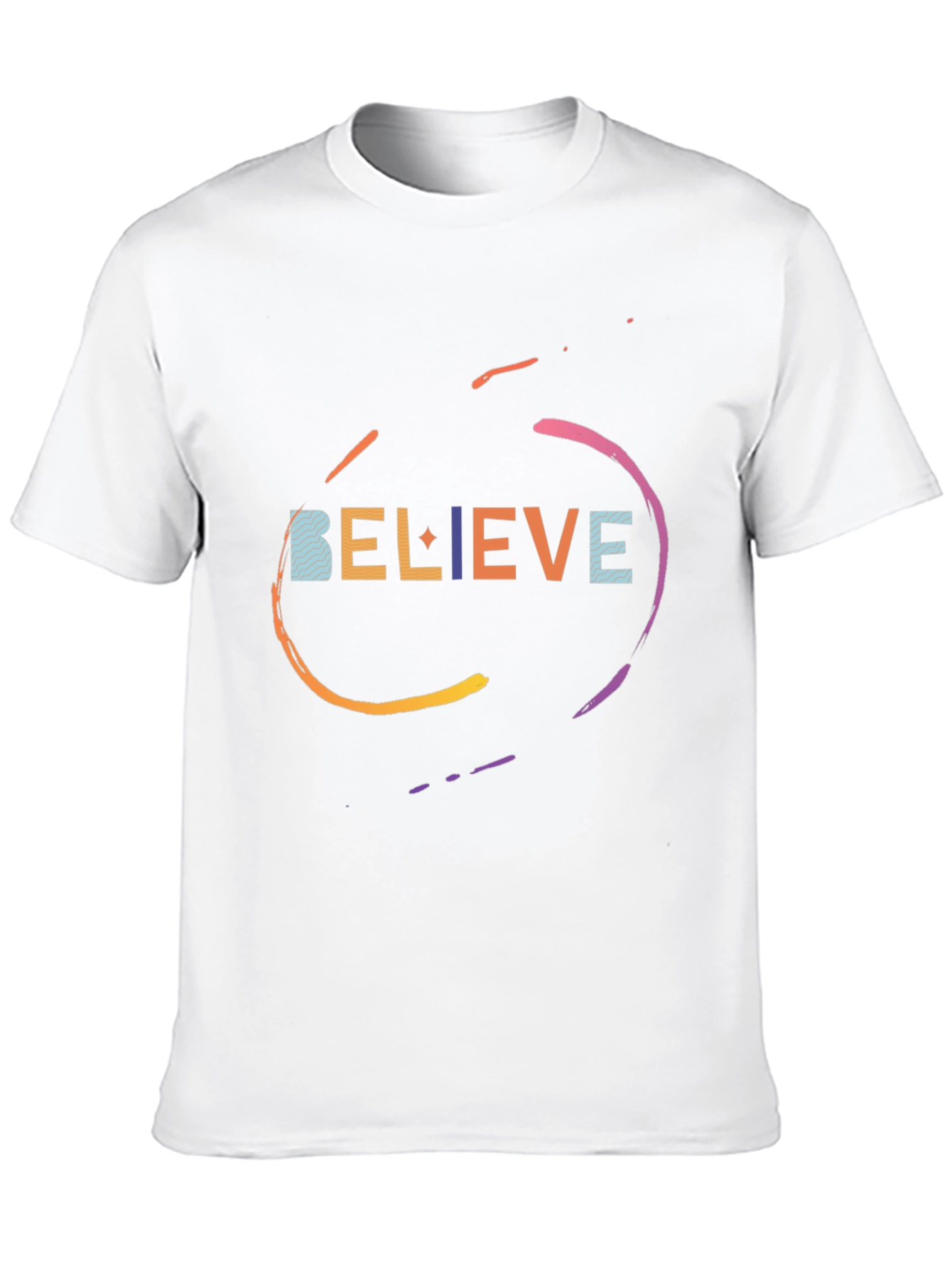 Believe Graphic Tee - Stylish & Motivational T-Shirt