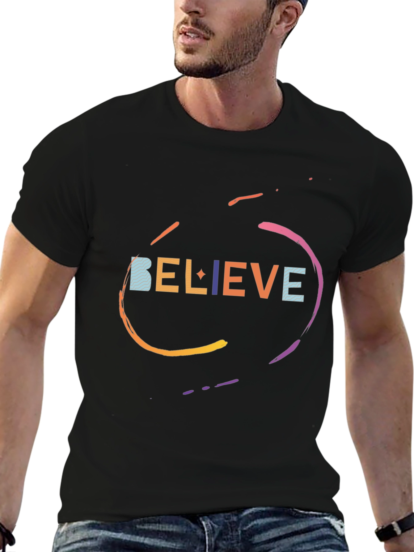 Believe Graphic Tee - Stylish & Motivational T-Shirt