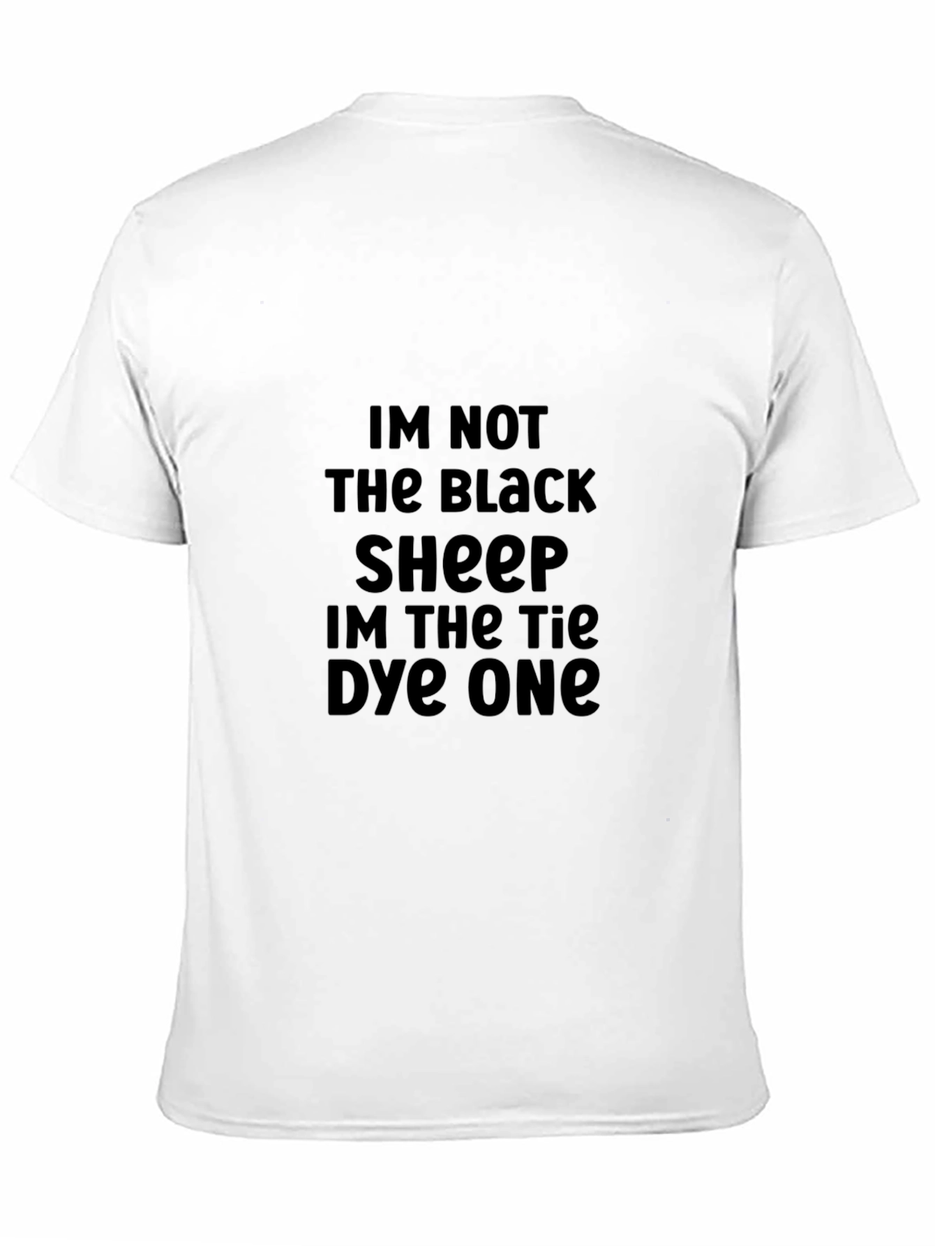 Black Im Not The Black Sheep Graphic Tee