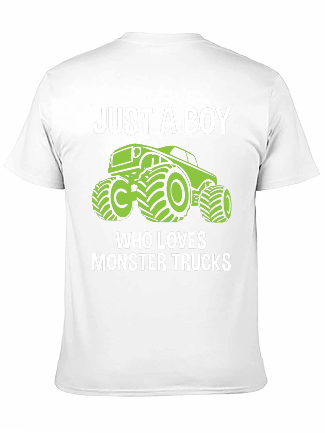 Just A Boy Who Loves Monster Trucks T-Shirt