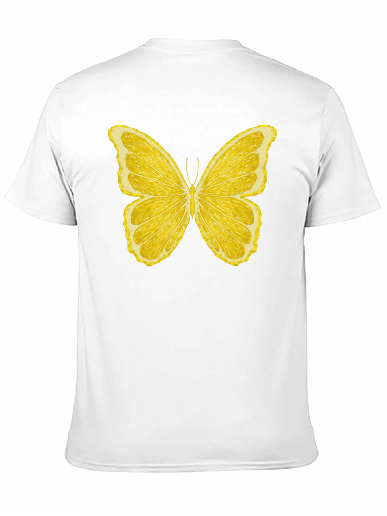 Lemon Butterfly Graphic T-Shirt