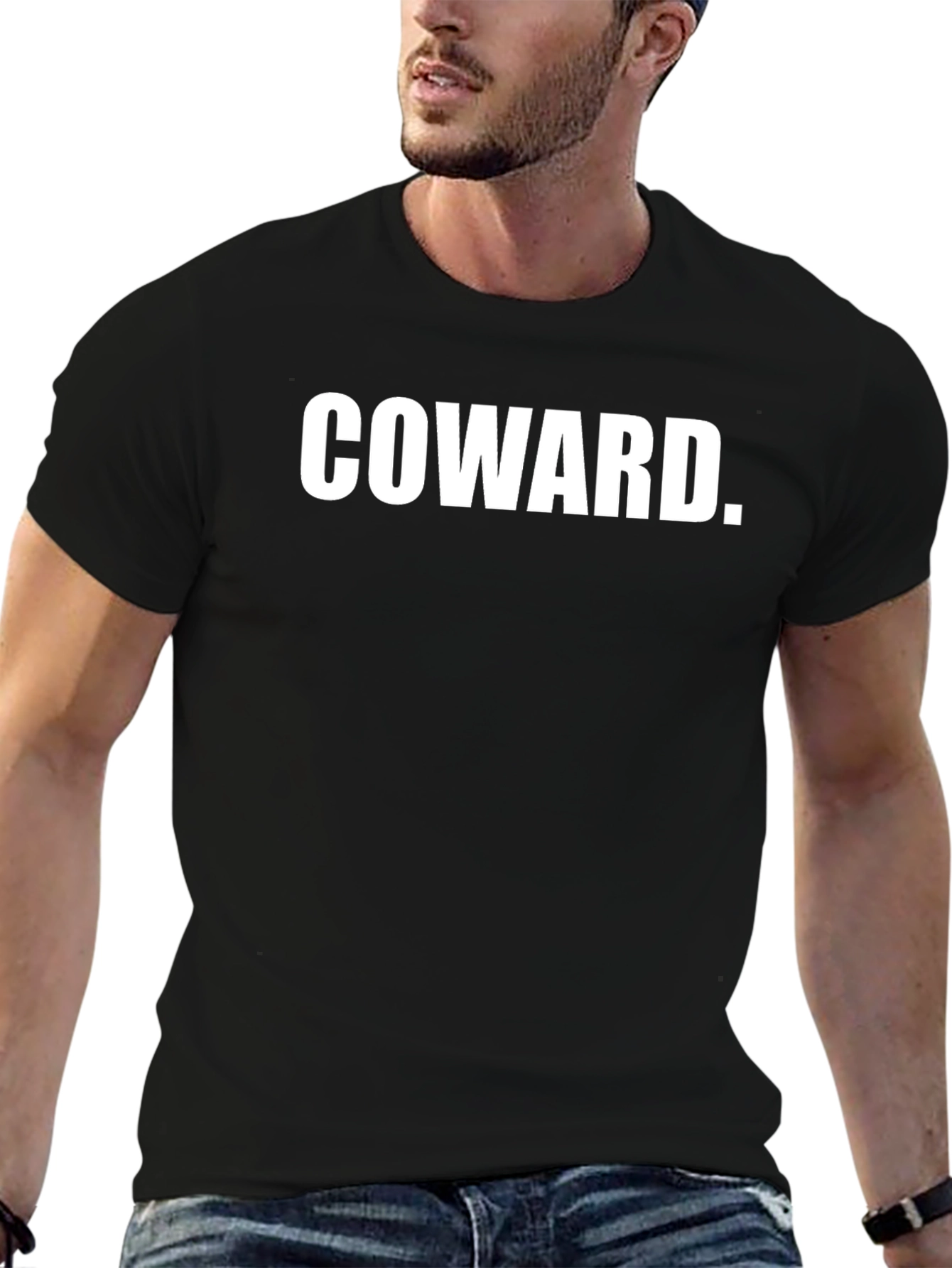 Coward Statement Graphic T-Shirt