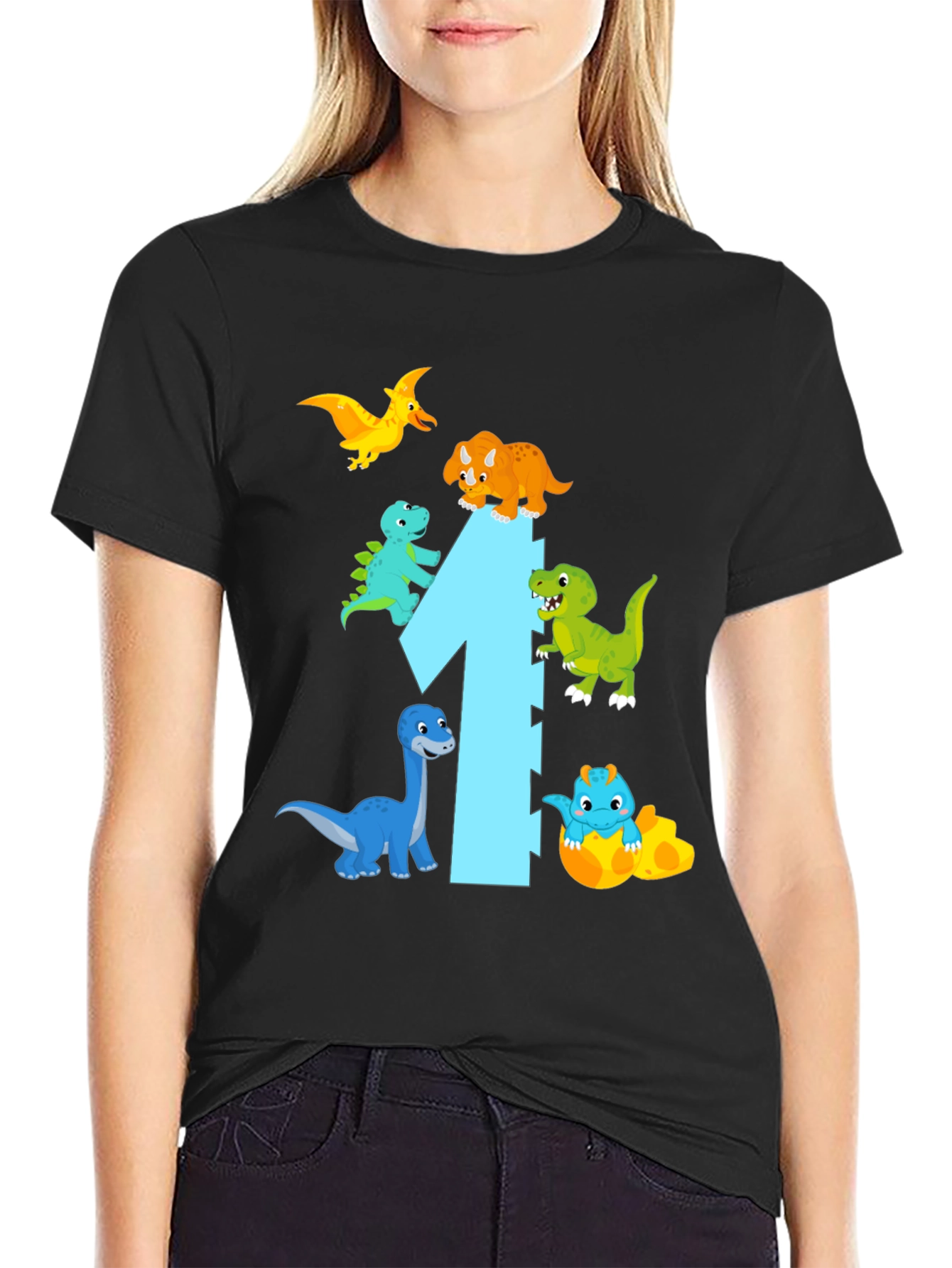 Dinosaur First Birthday T-Shirt
