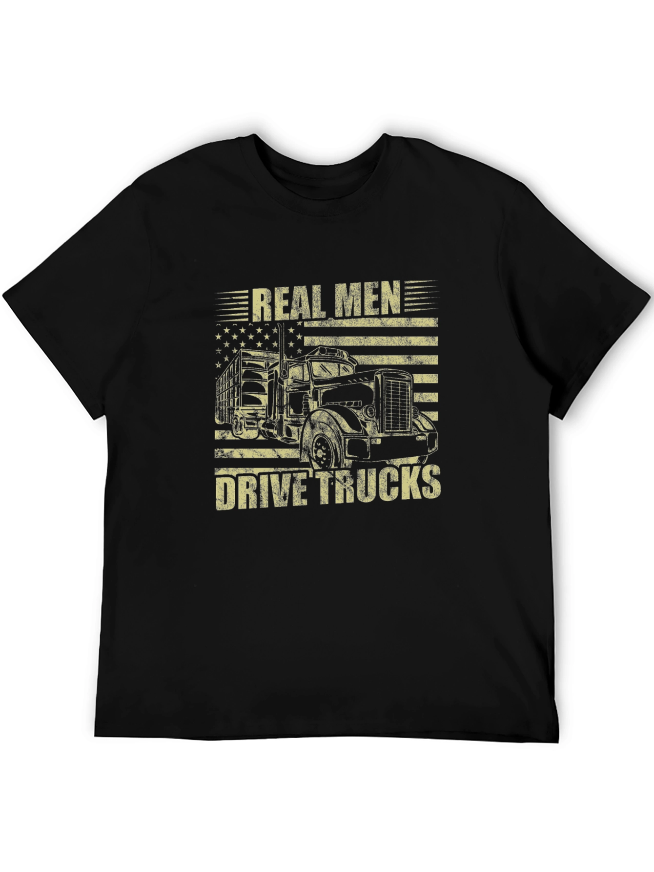 Real Men Drive Trucks Graphic Tee