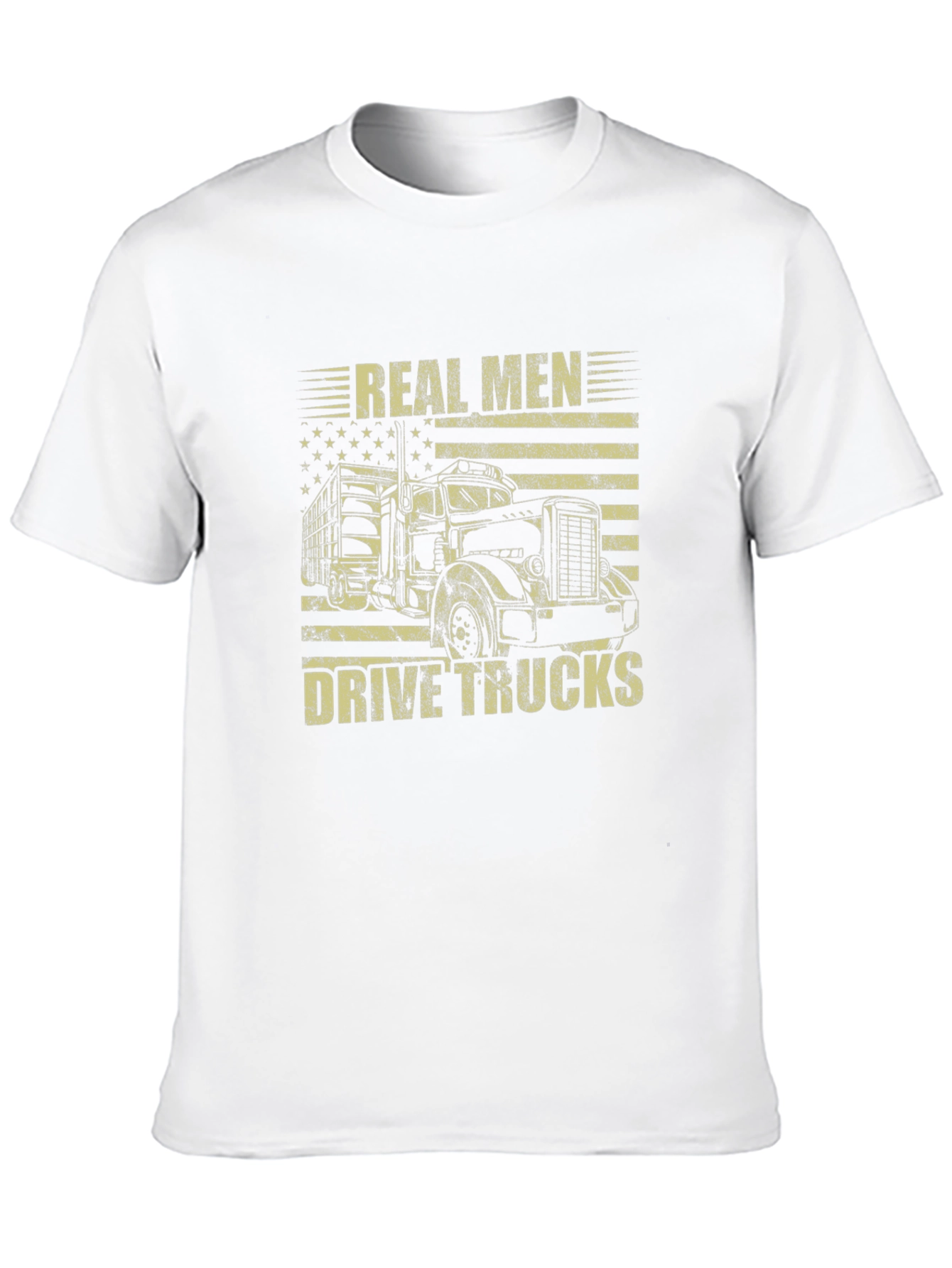 Real Men Drive Trucks Graphic Tee