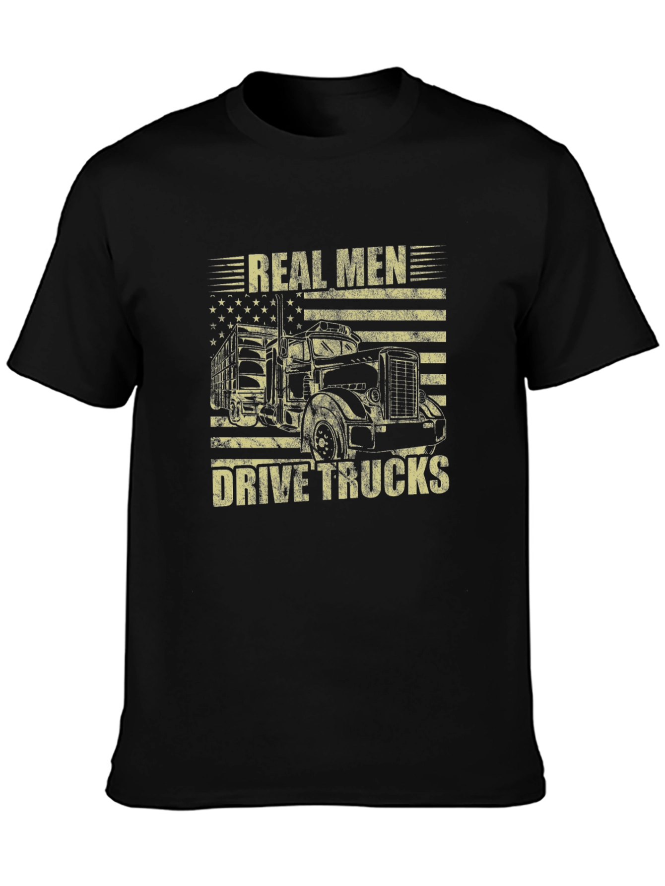 Real Men Drive Trucks Graphic Tee